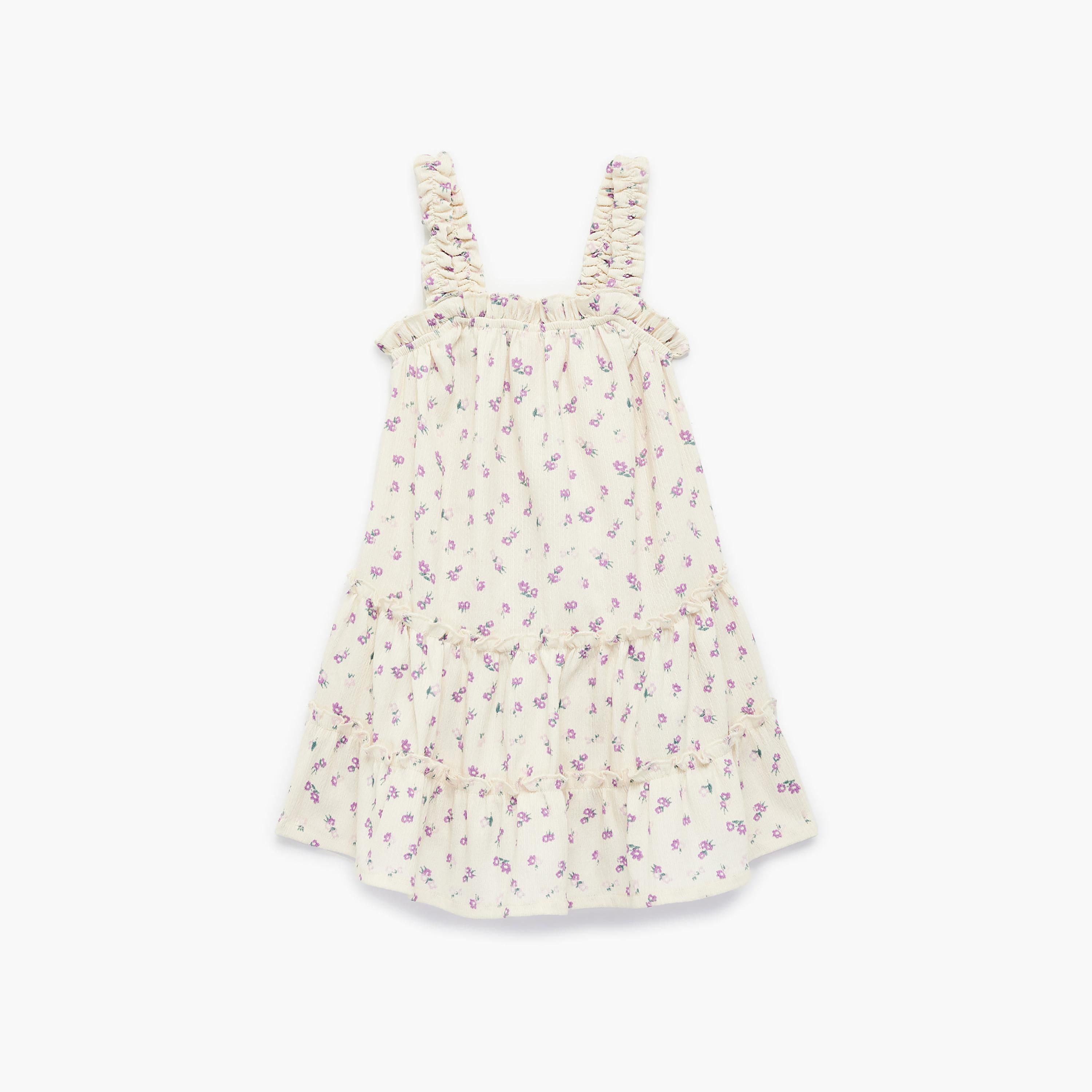 Koton Sleeveless Floral Strappy Dress-girls-clothing-dressesandjumpsuits-image-1