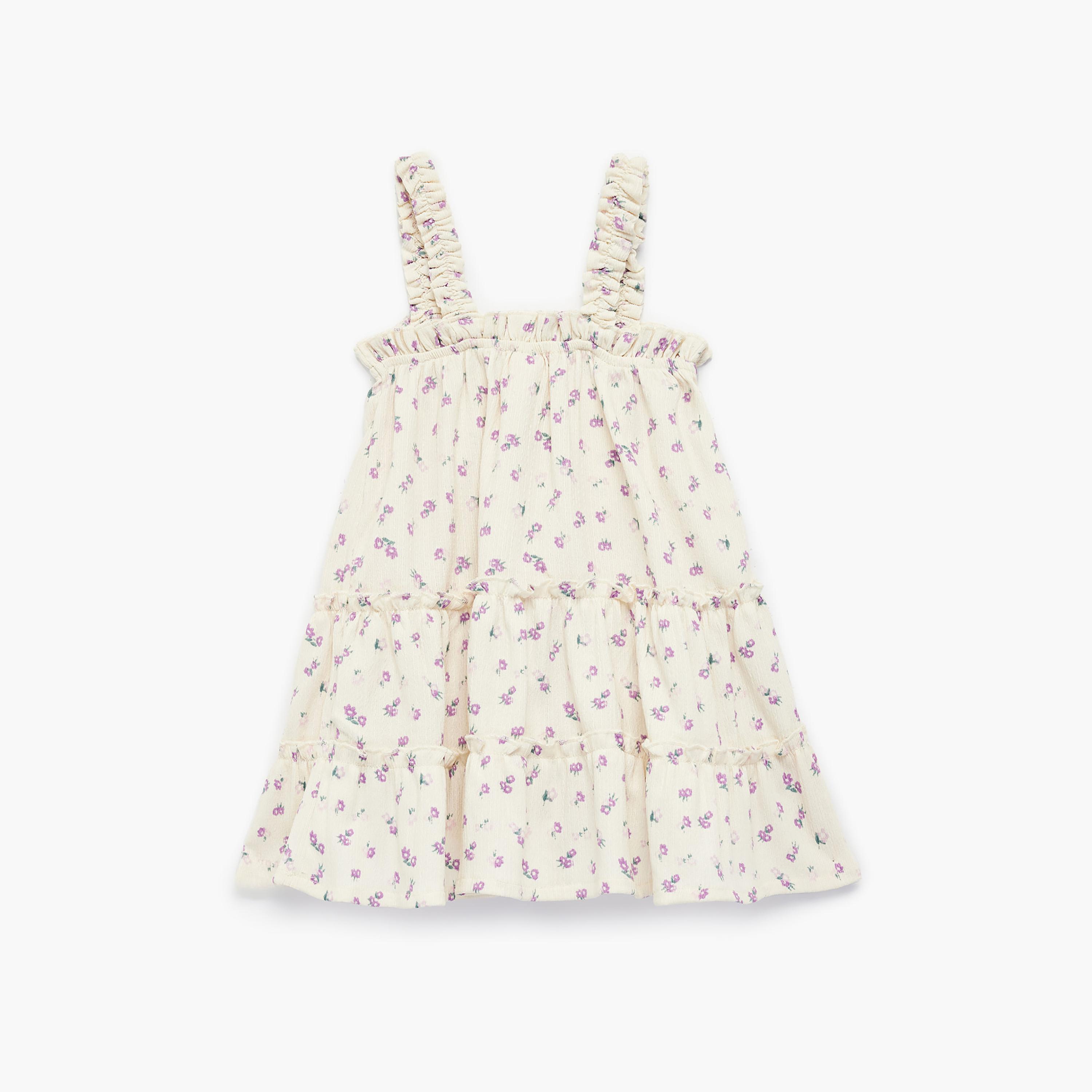 Koton Sleeveless Floral Strappy Dress-girls-clothing-dressesandjumpsuits-image-2