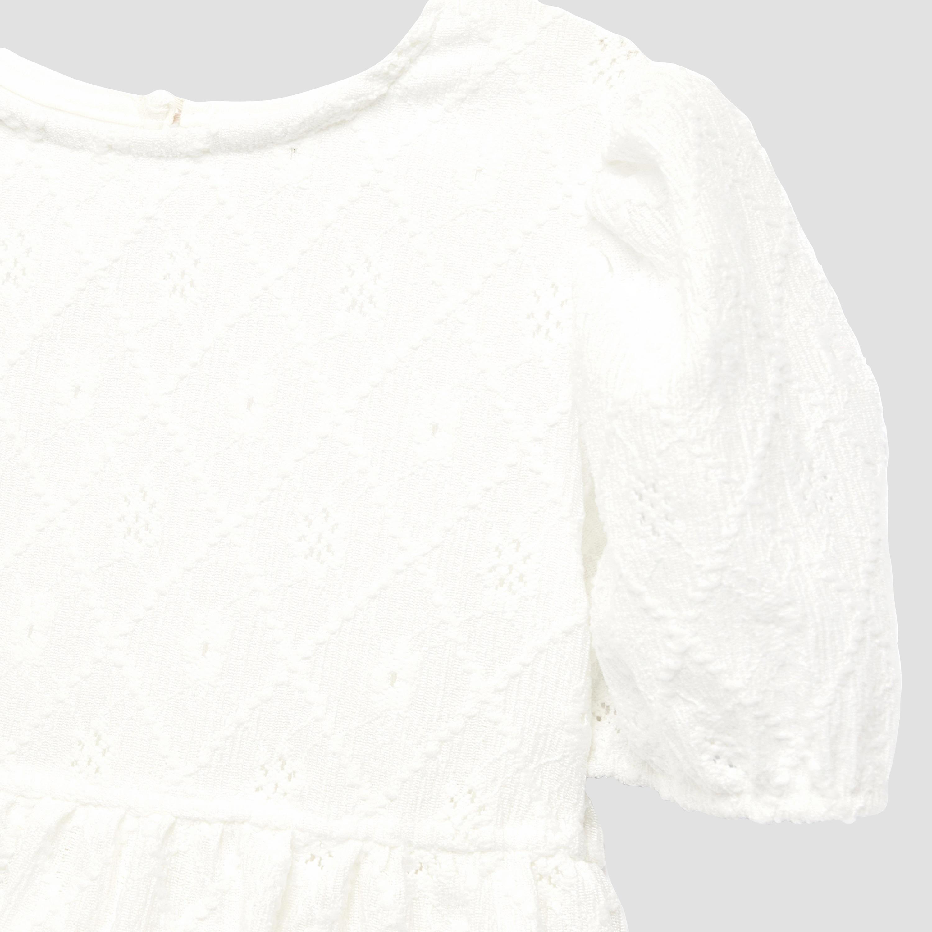 Koton Short Sleeves Buttoned Layered Neck Dress-girls-clothing-dressesandjumpsuits-image-3