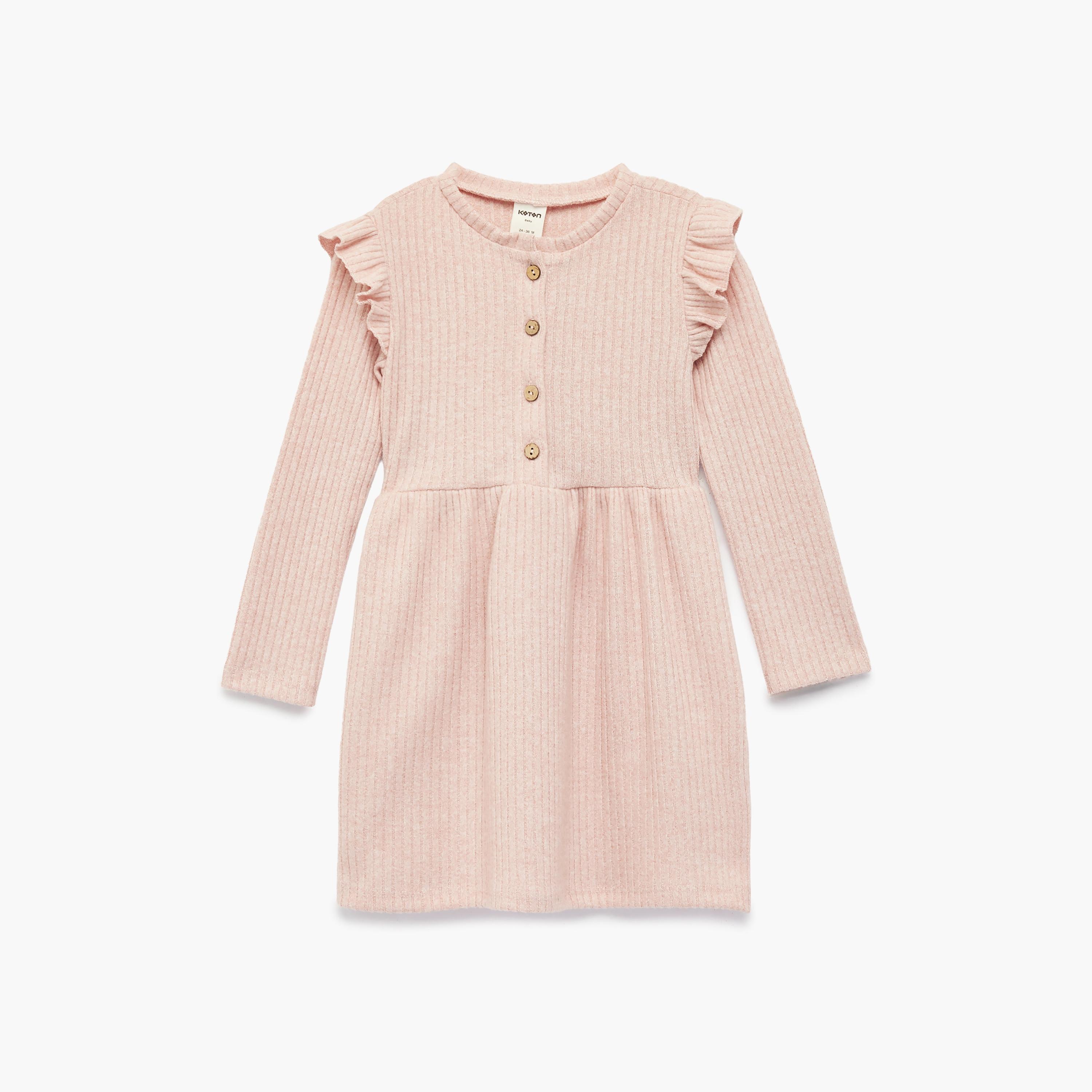 Koton Long Sleeves Ruffled Dress-girls-clothing-dressesandjumpsuits-image-1