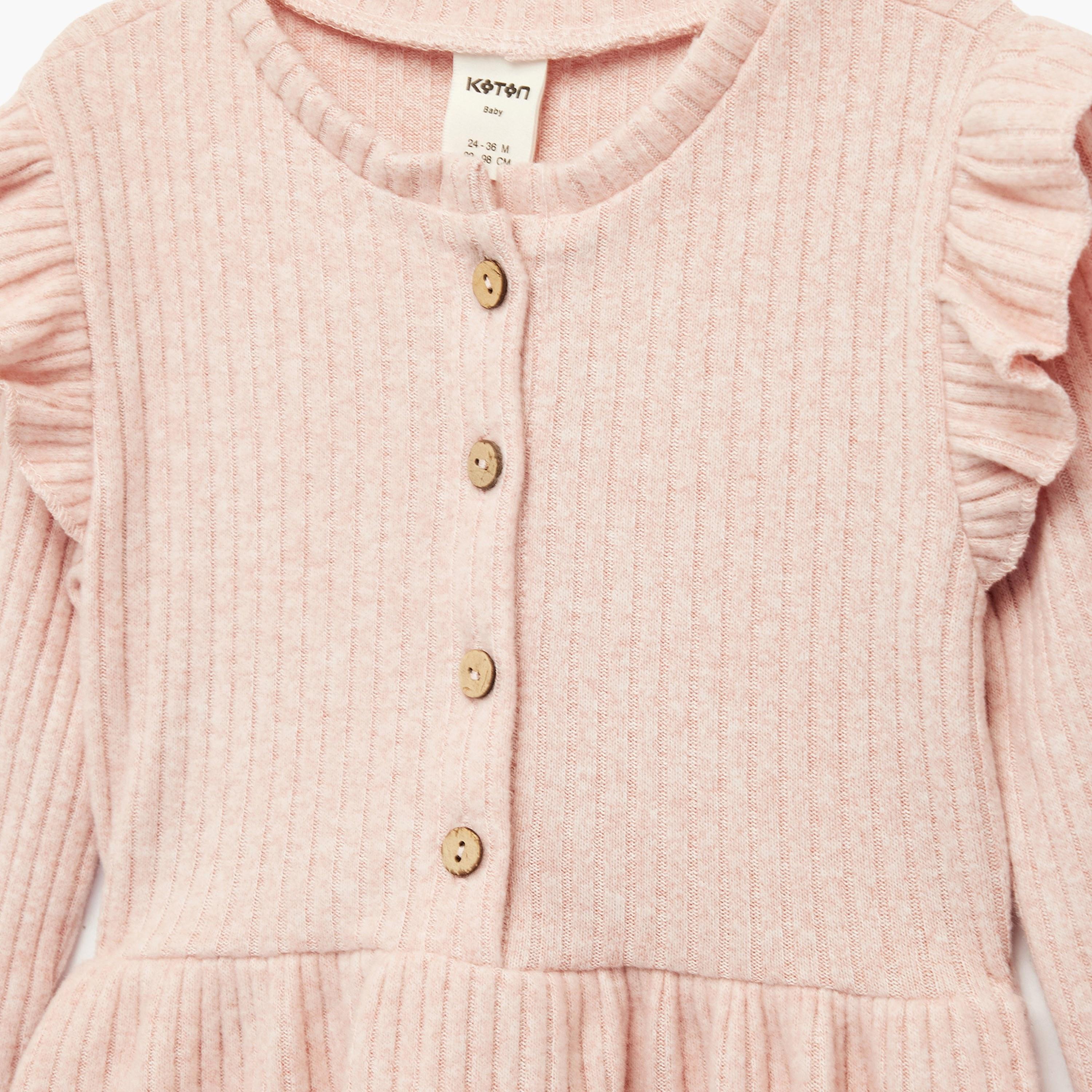 Koton Long Sleeves Ruffled Dress-girls-clothing-dressesandjumpsuits-image-3