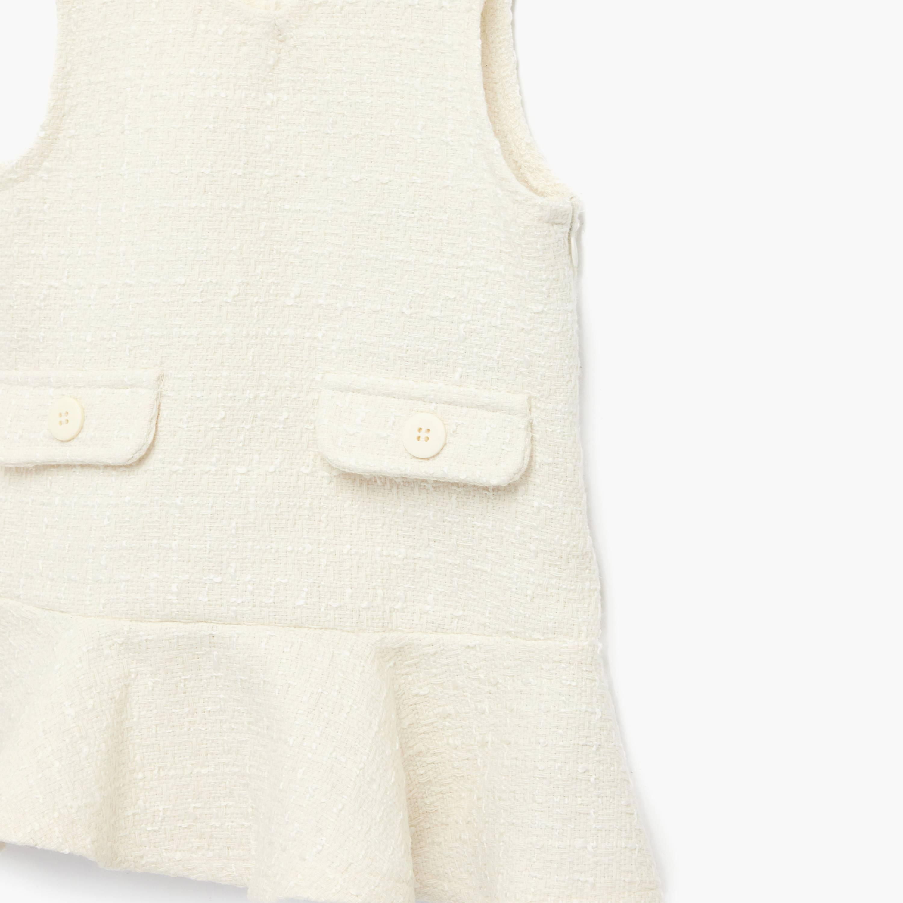 فستان بياقة "V" بدون أكمام من كوتون-girls-clothing-dressesandjumpsuits-image-3
