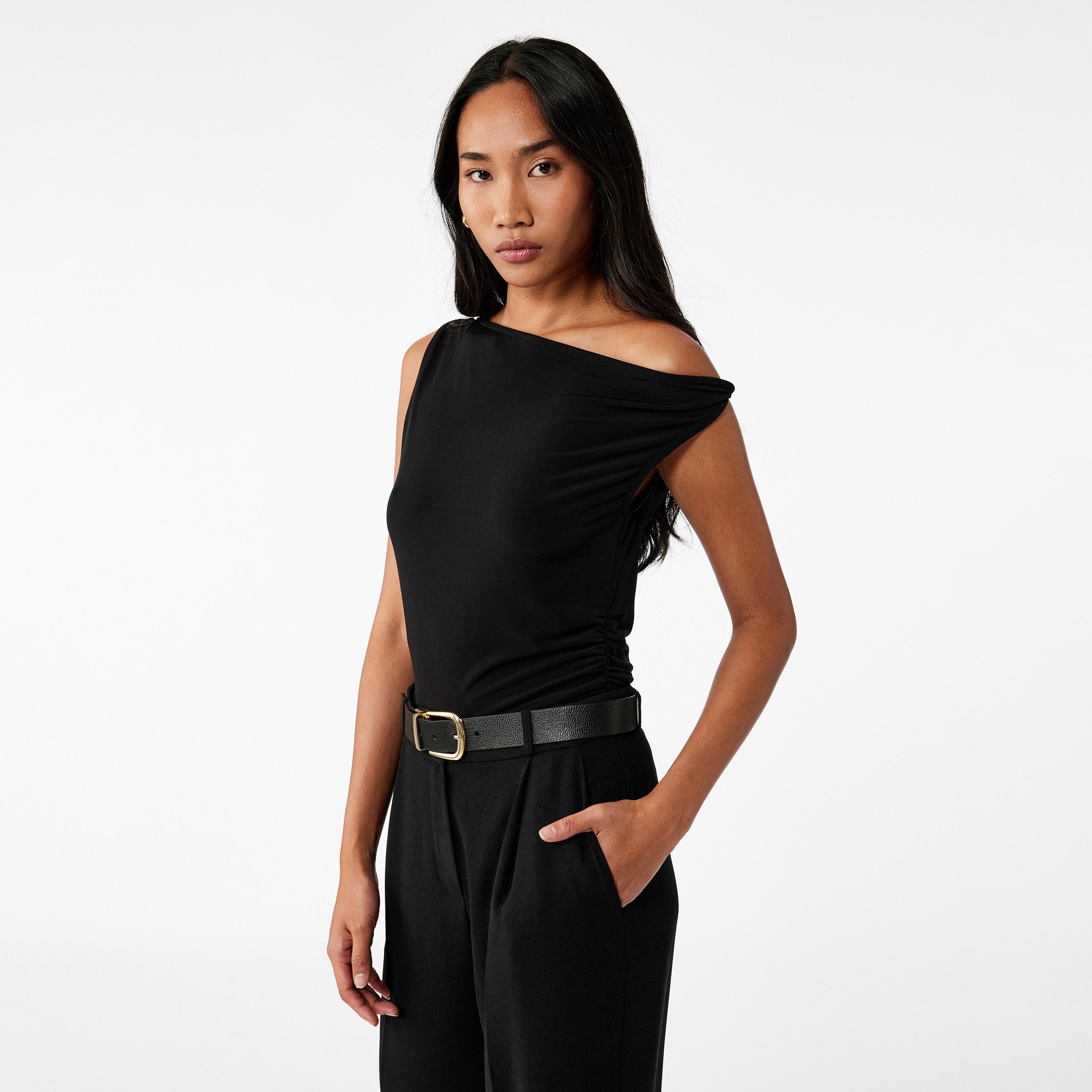 KOTON Sandy One-Shoulder Women's Top-women-clothing-shirtsandblouses-blouses-image-3