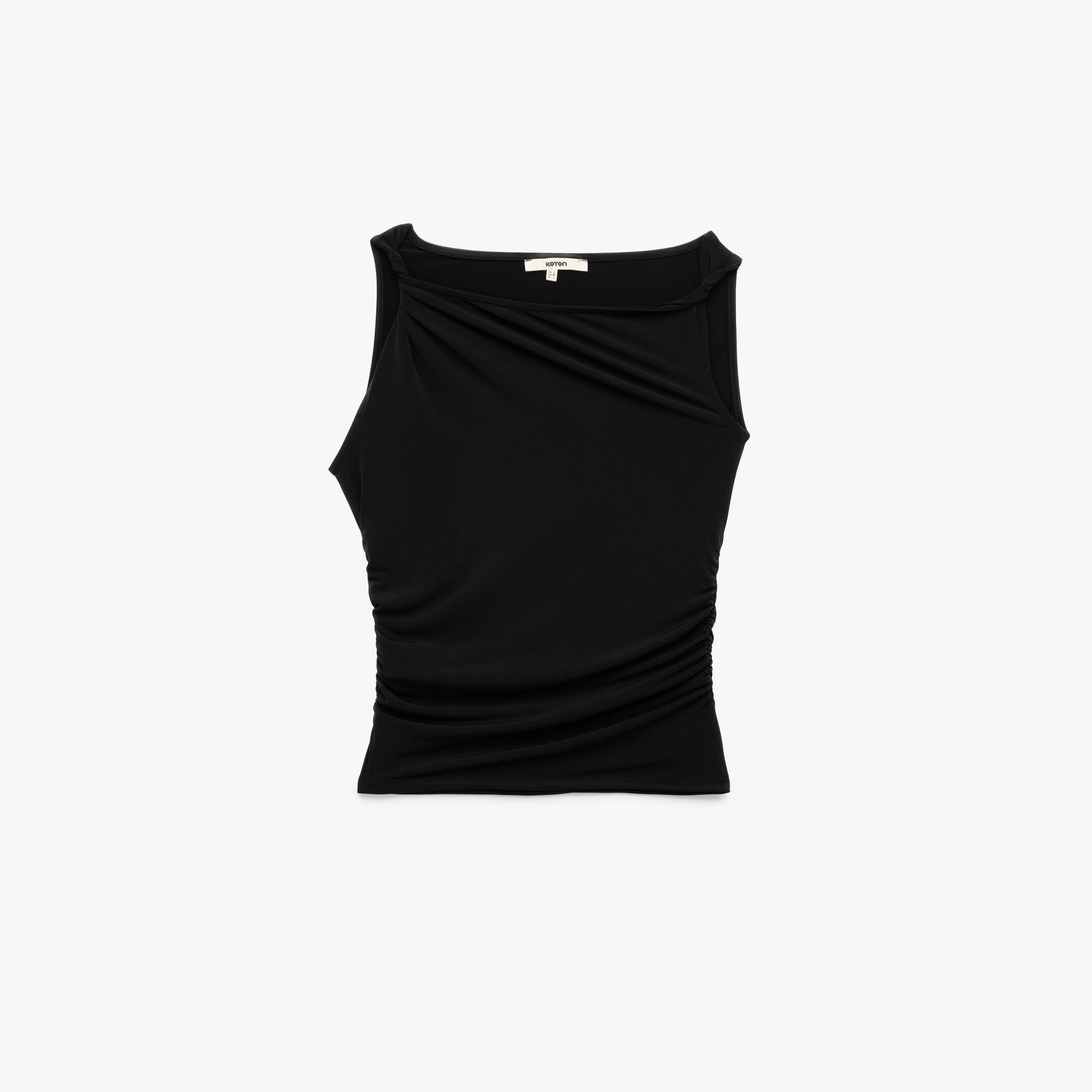 KOTON Sandy One-Shoulder Women's Top-women-clothing-shirtsandblouses-blouses-image-4