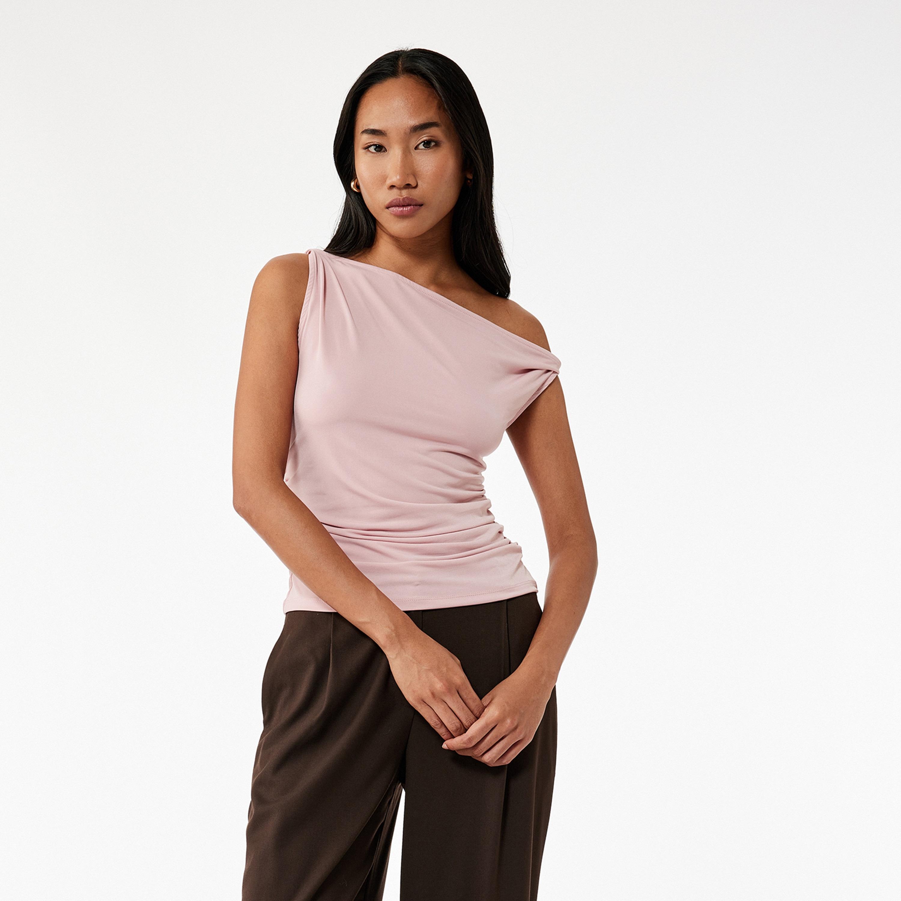 KOTON Sandy One-Shoulder Women's Top-women-clothing-shirtsandblouses-blouses-image-5