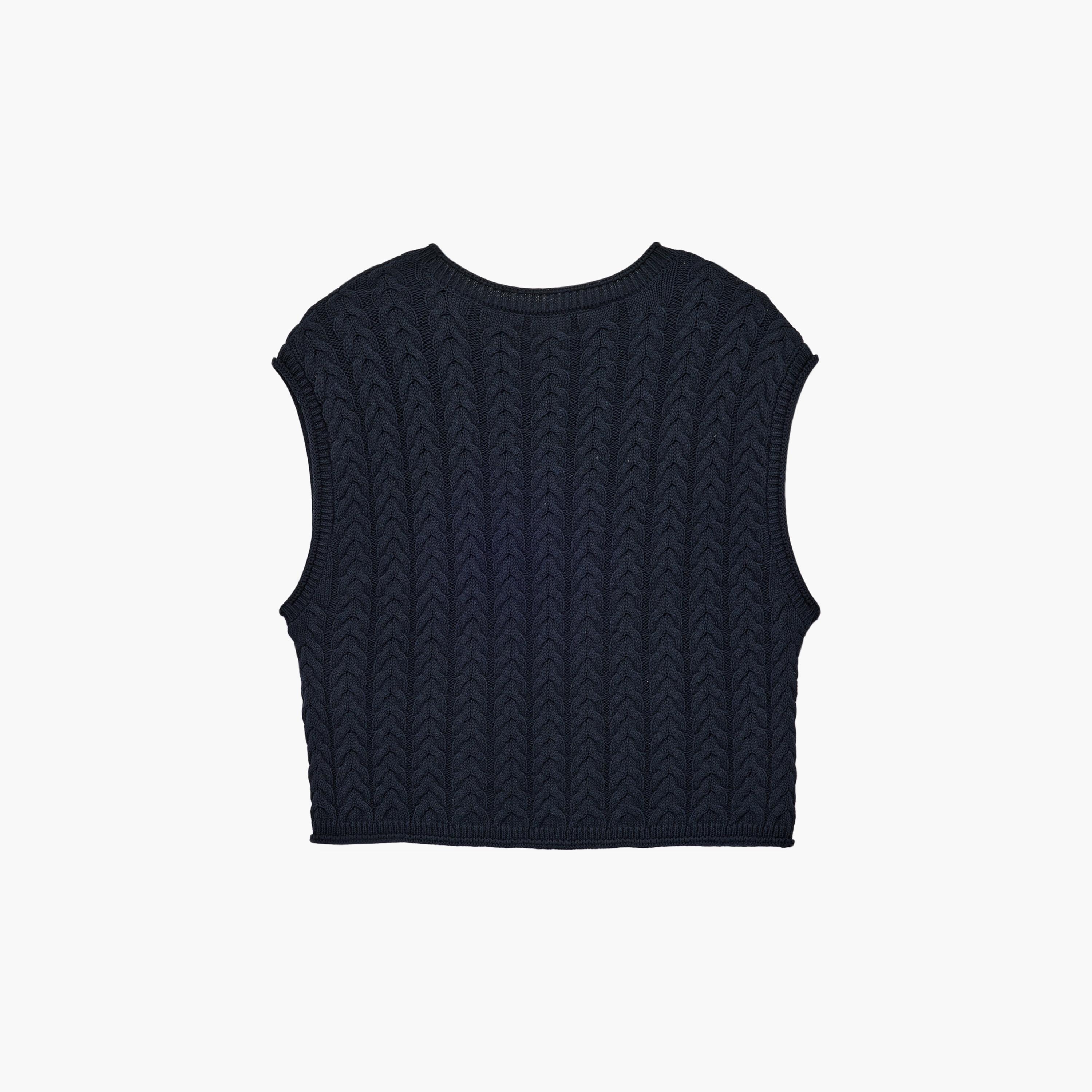 KOTON Cable Knitted Women's Sweater Vest-women-winterwear-cardigansandjumpers-jumpers-image-5