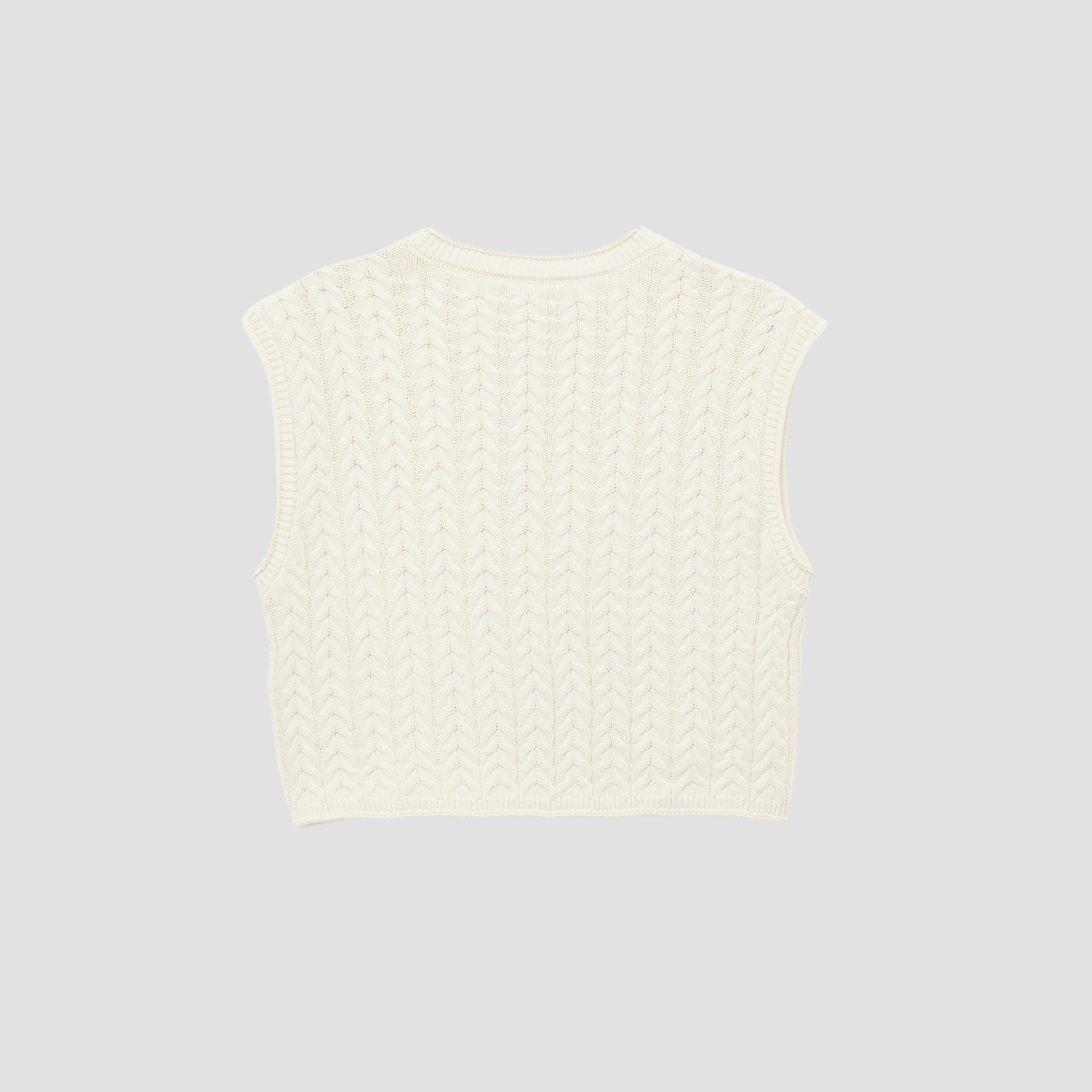 KOTON Cable Knitted Women's Sweater Vest-women-winterwear-cardigansandjumpers-jumpers-image-4
