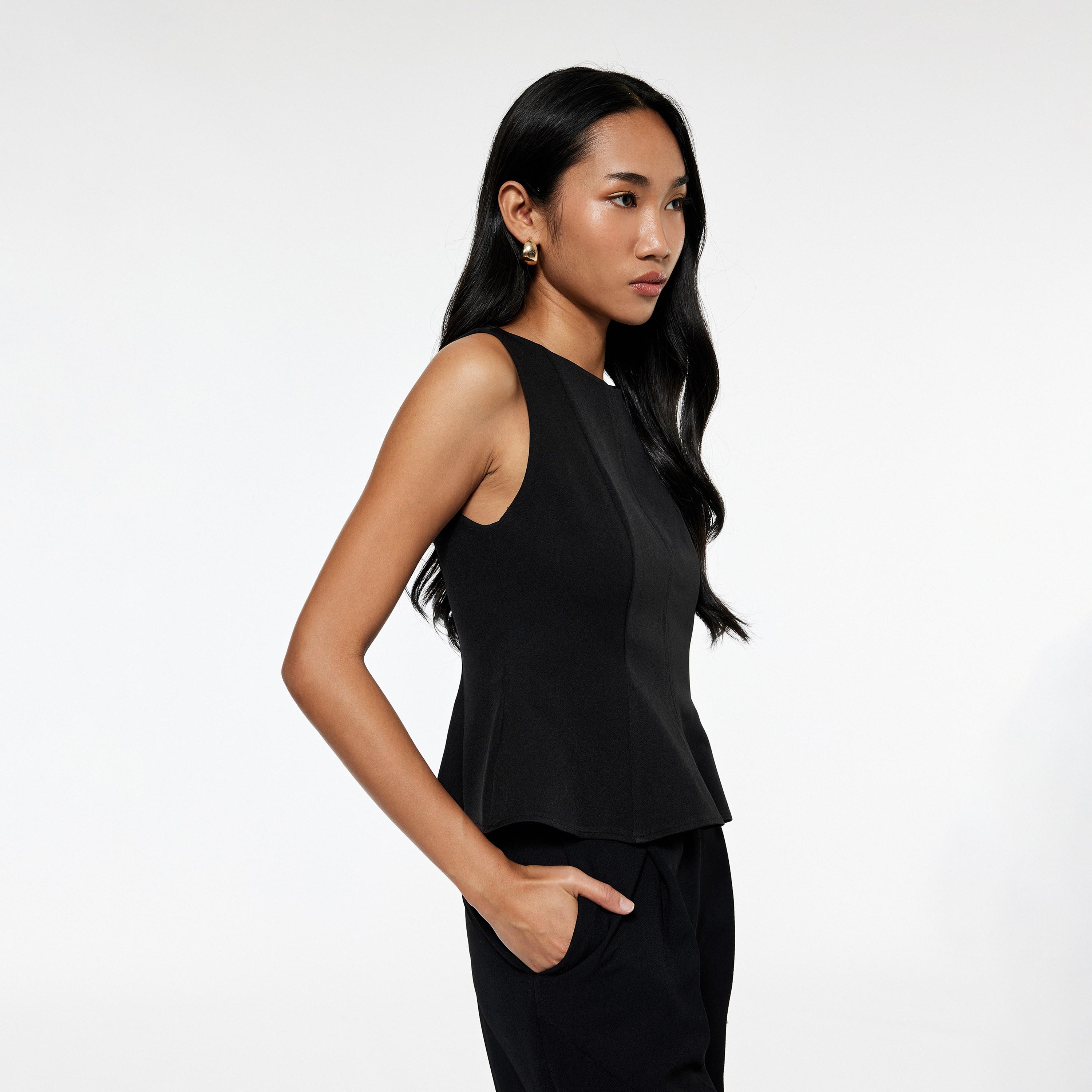 KOTON Black Women's Top-women-clothing-shirtsandblouses-blouses-image-3