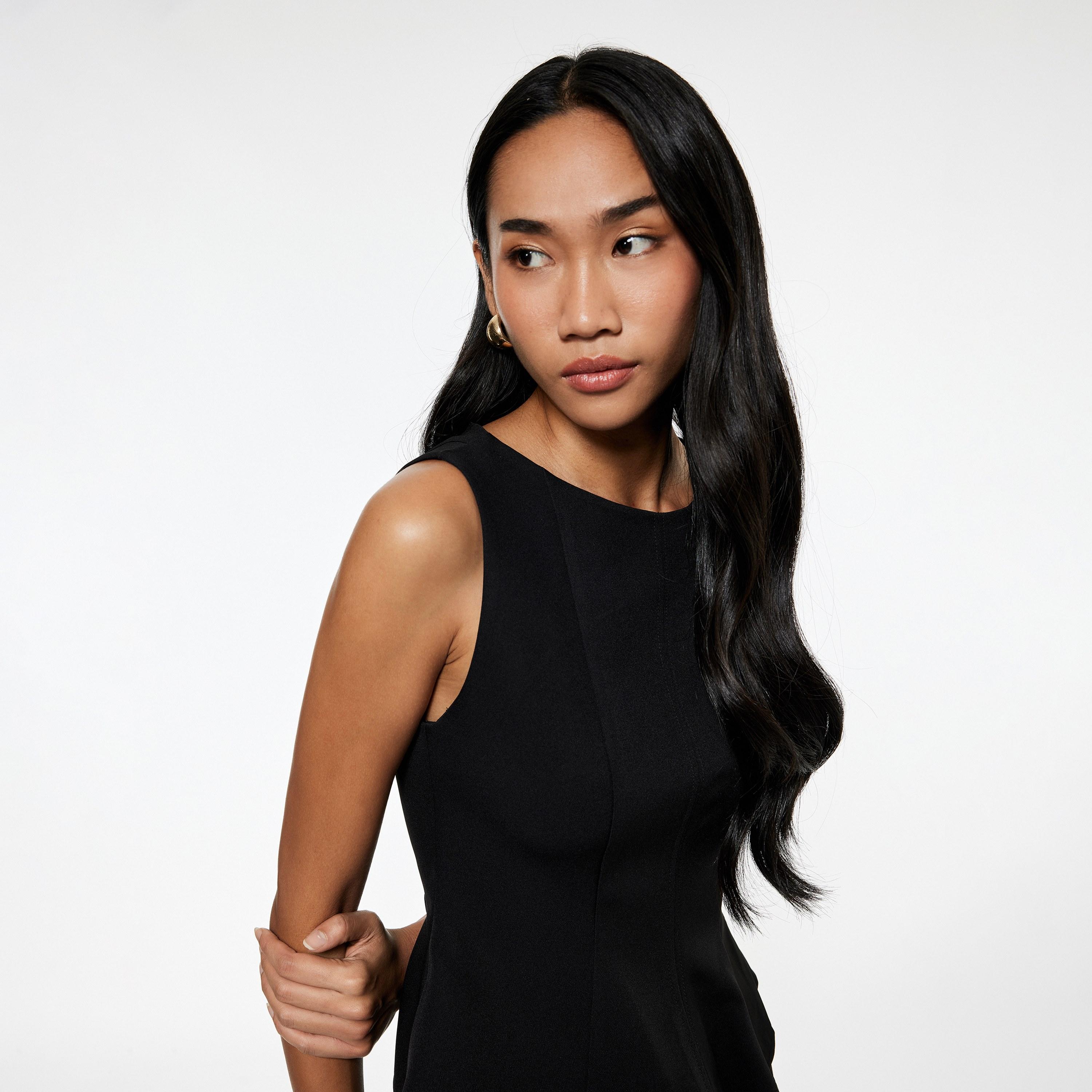 KOTON Black Women's Top-women-clothing-shirtsandblouses-blouses-image-4