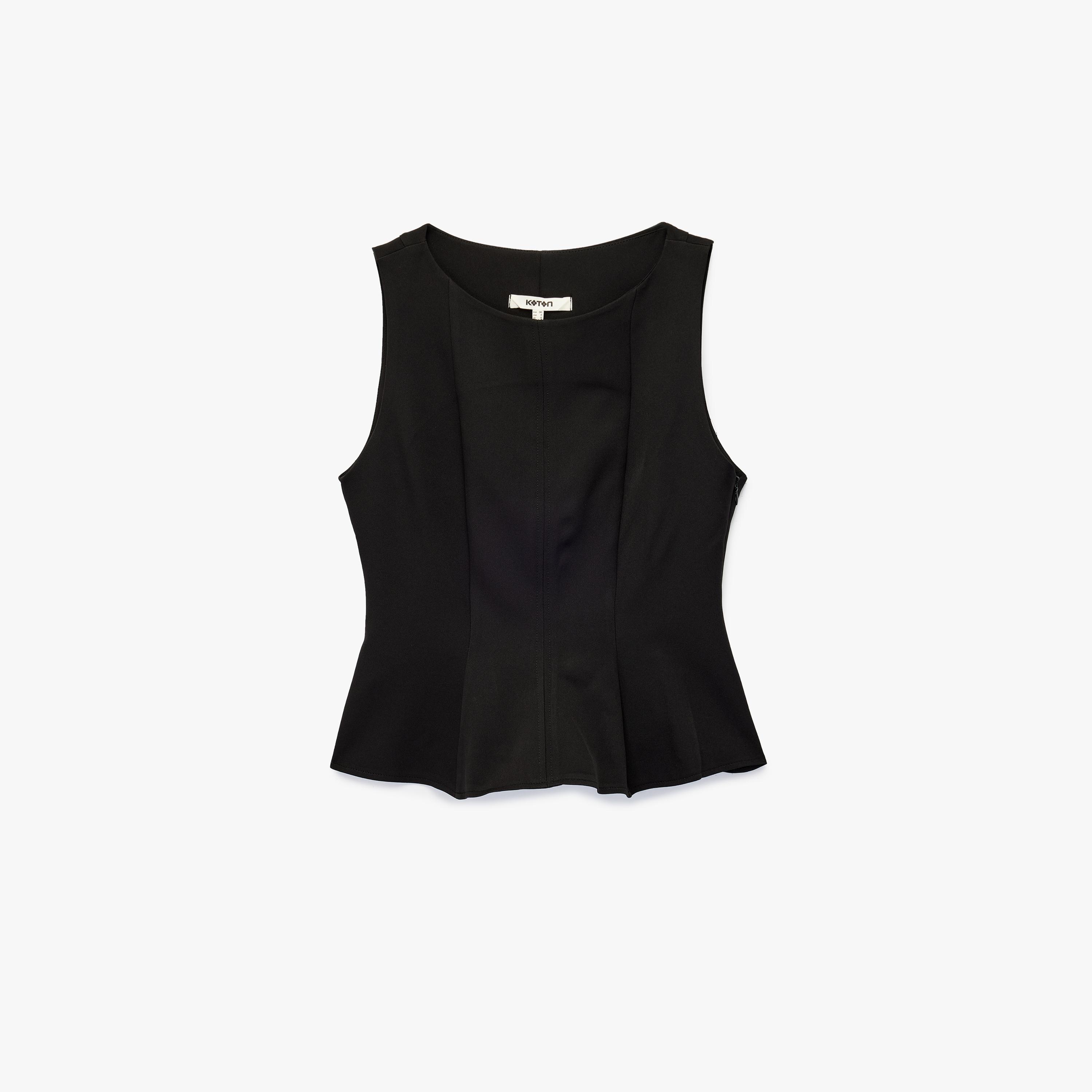 KOTON Black Women's Top-women-clothing-shirtsandblouses-blouses-image-5