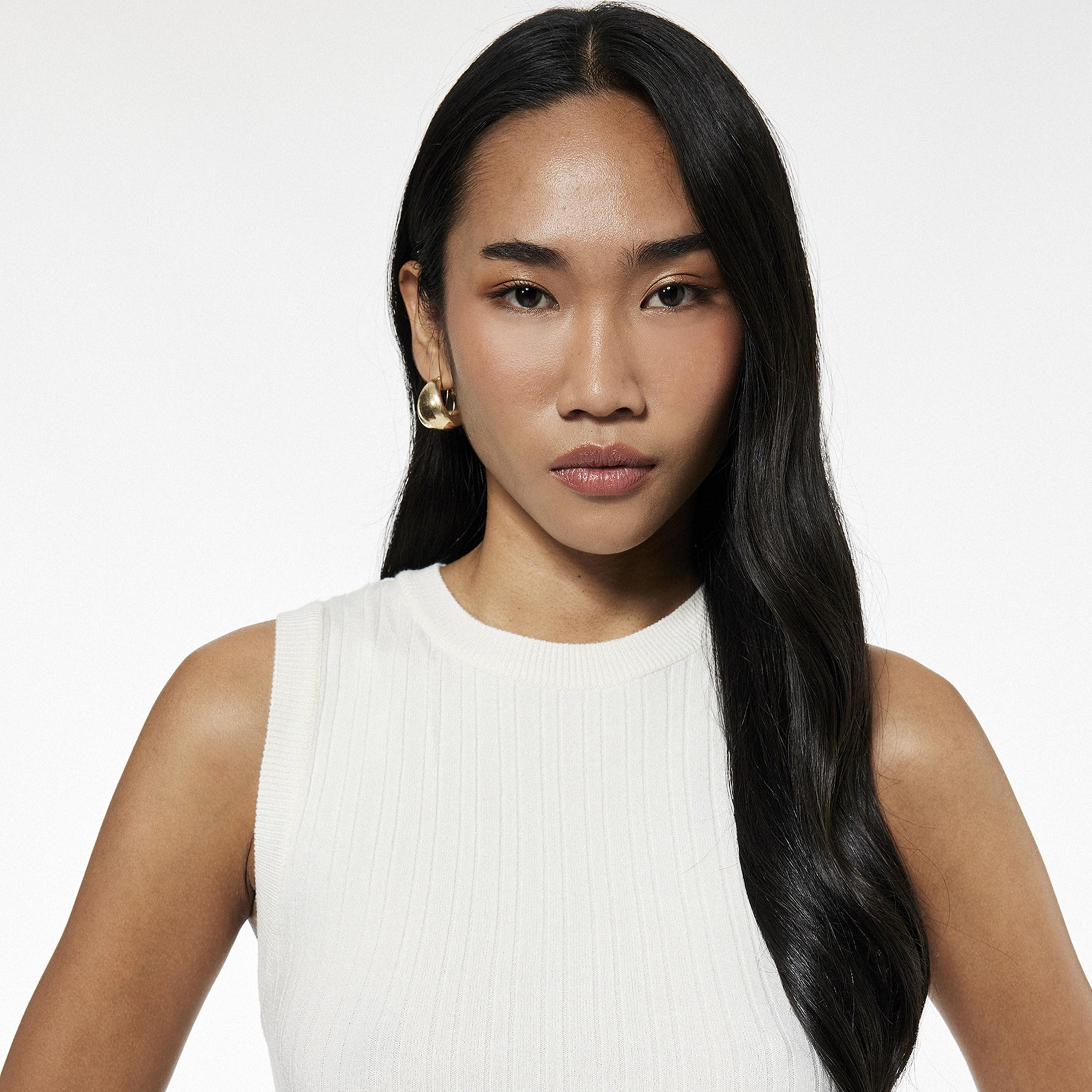 KOTON White Textured Women's Top-women-clothing-shirtsandblouses-blouses-image-3