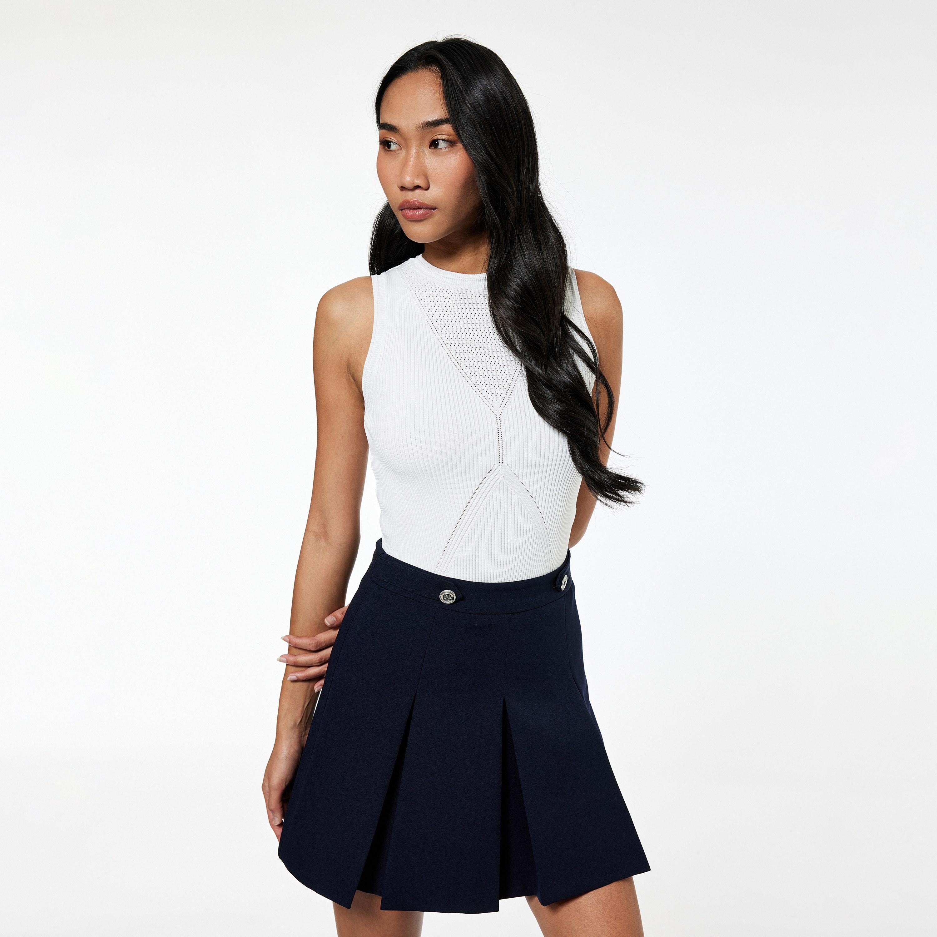 KOTON White Ribbed Women's Tank Top-women-clothing-shirtsandblouses-blouses-image-1