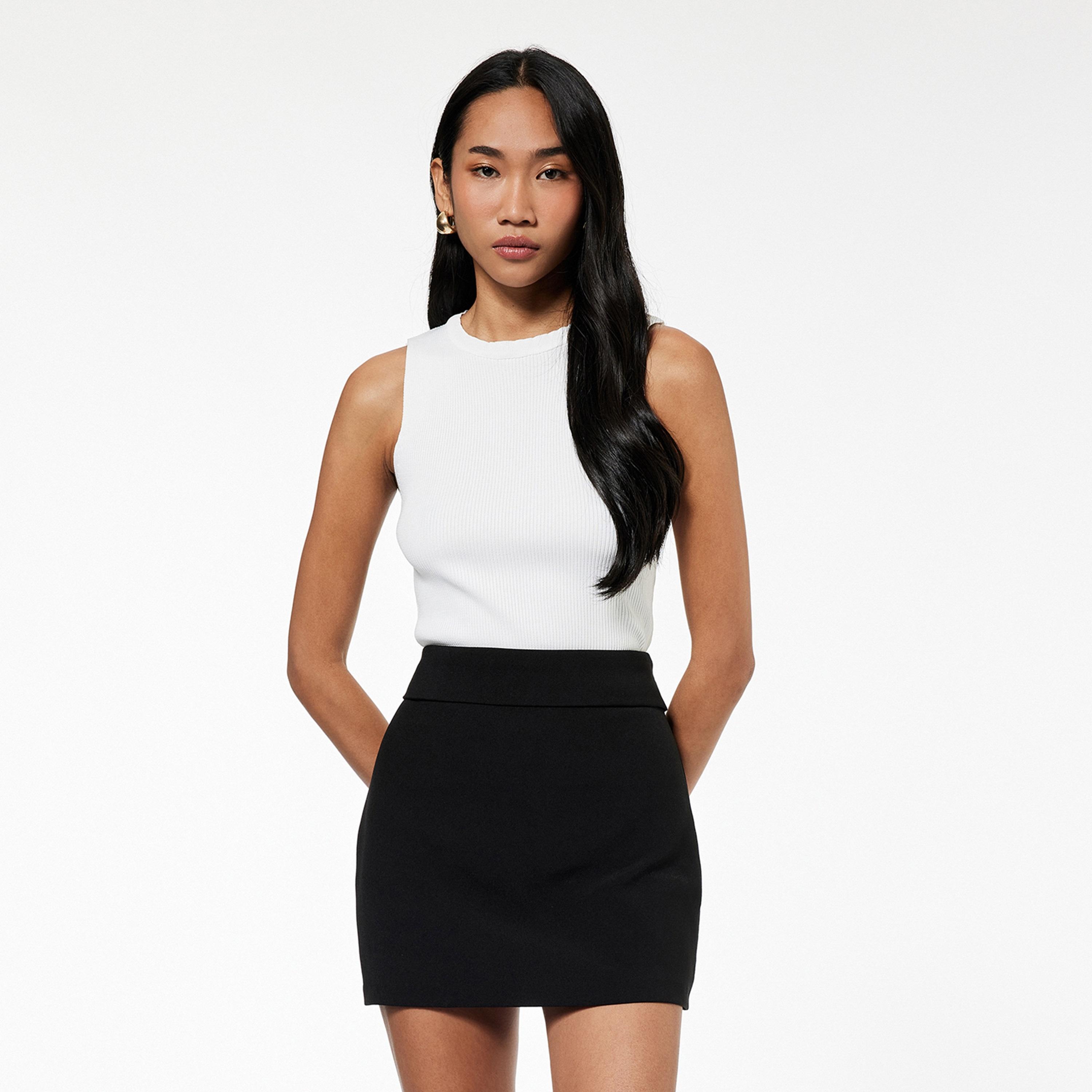 KOTON White Ribbed Women's Tank Top-women-clothing-shirtsandblouses-blouses-image-1