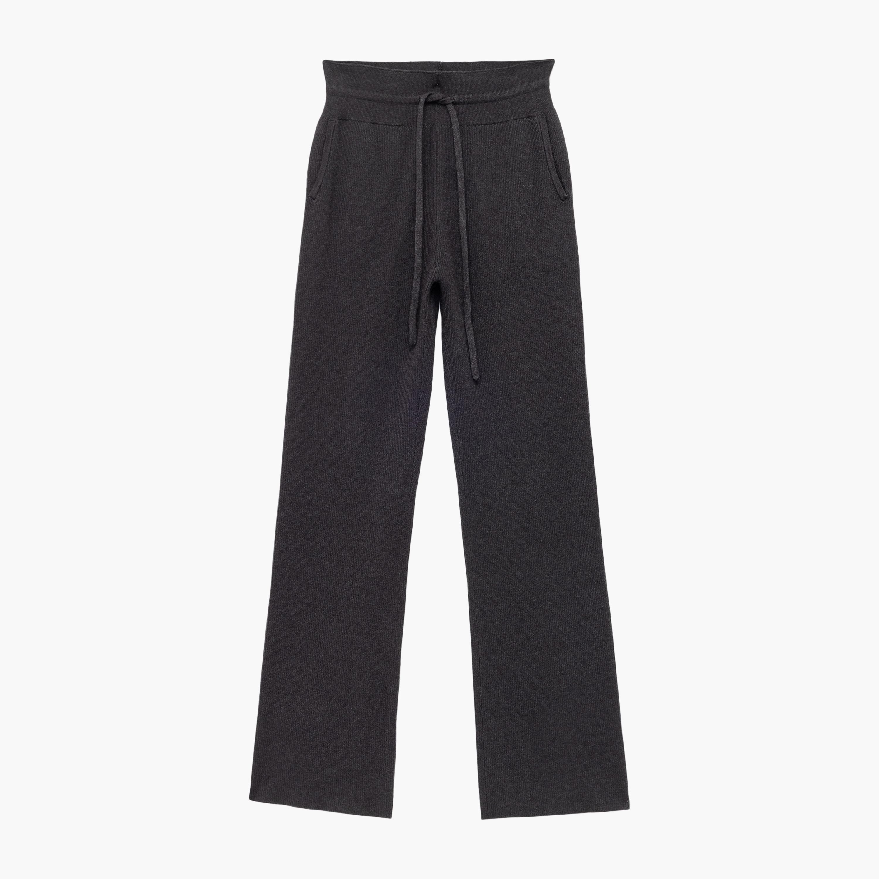 KOTON Drawstring Waist Women's Knit Pants-women-clothing-bottoms-trousers-image-3