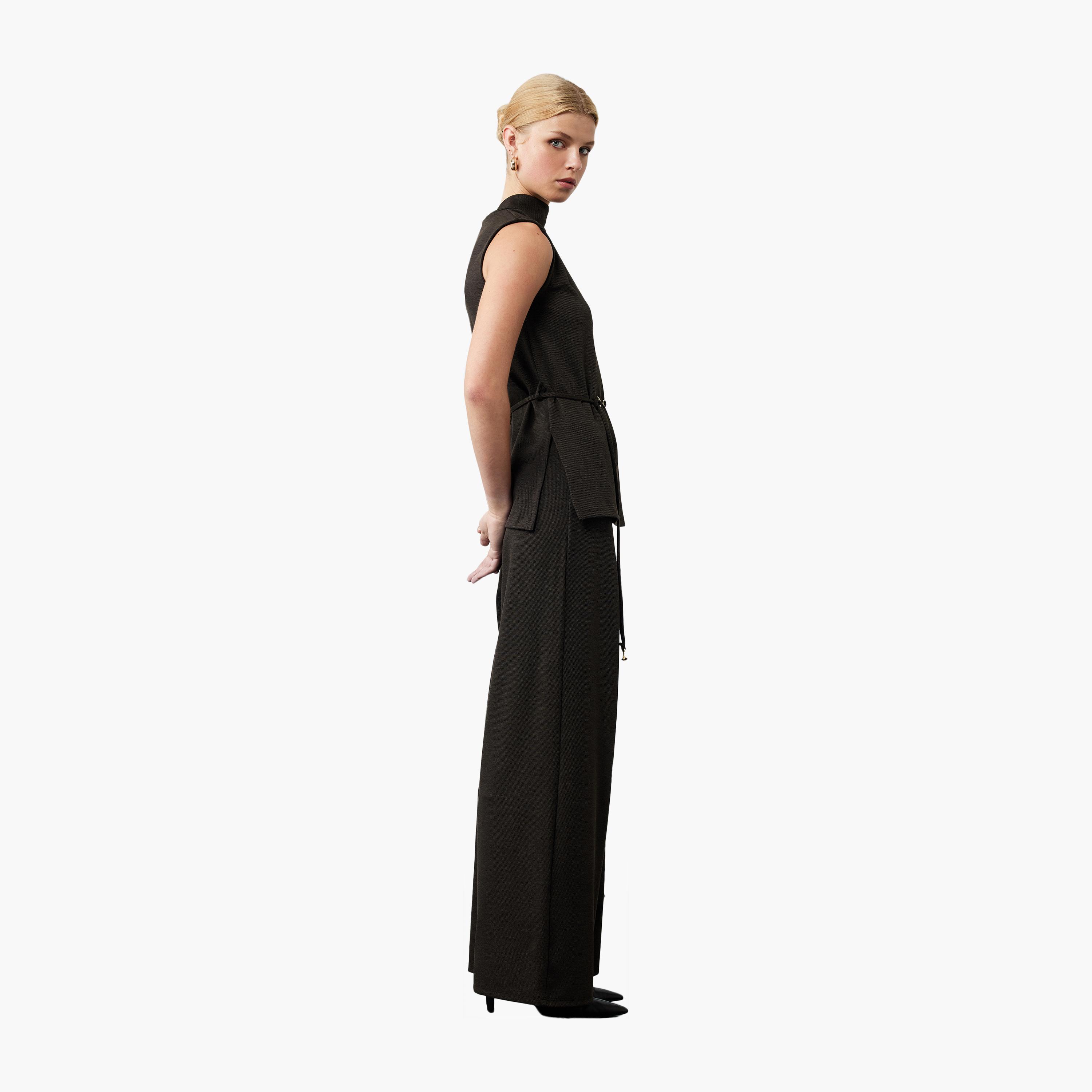 KOTON Brown Women's Trousers-women-clothing-bottoms-trousers-image-2