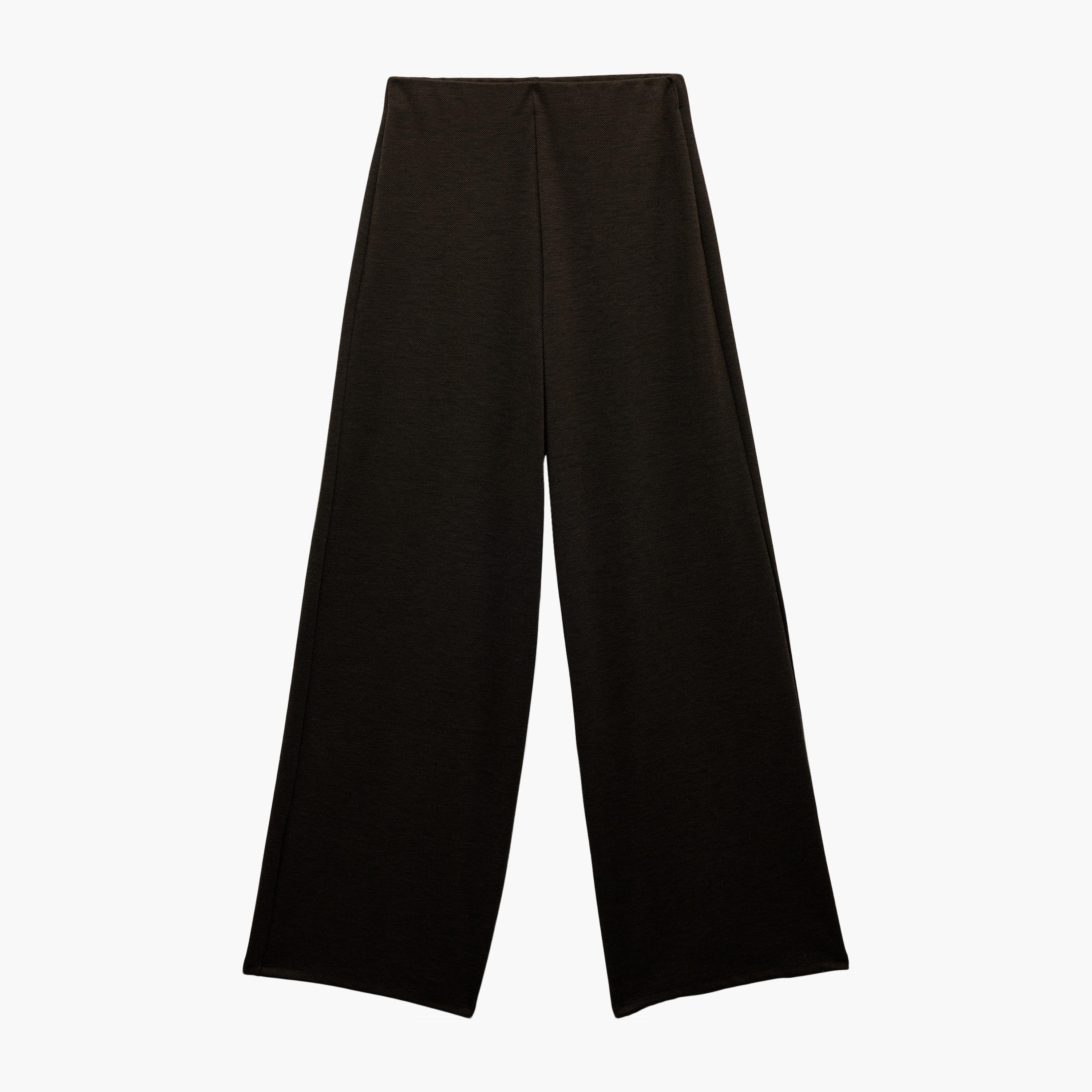 KOTON Brown Women's Trousers-women-clothing-bottoms-trousers-image-3