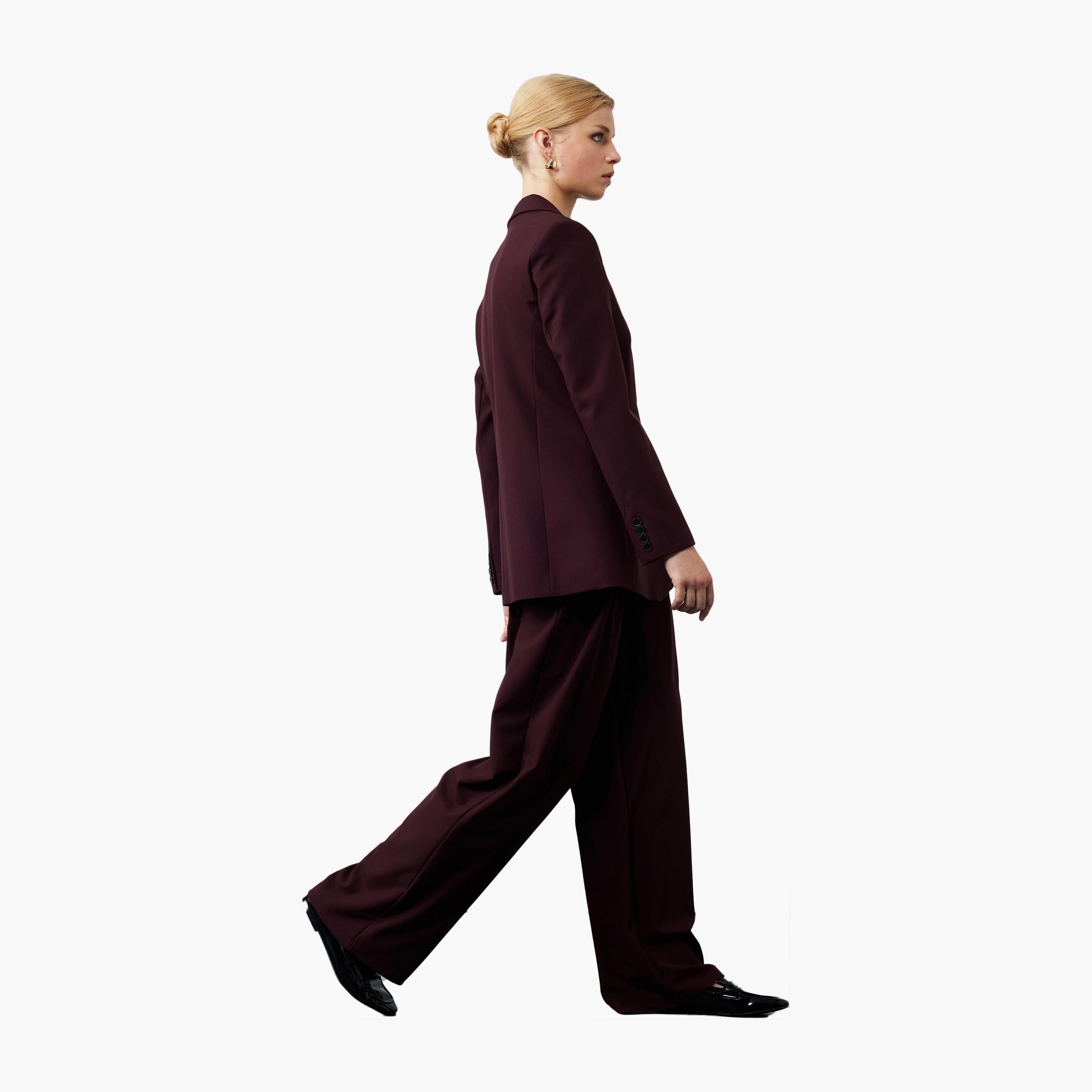KOTON Red Hook and Bar Women's Trousers-women-clothing-bottoms-trousers-image-2