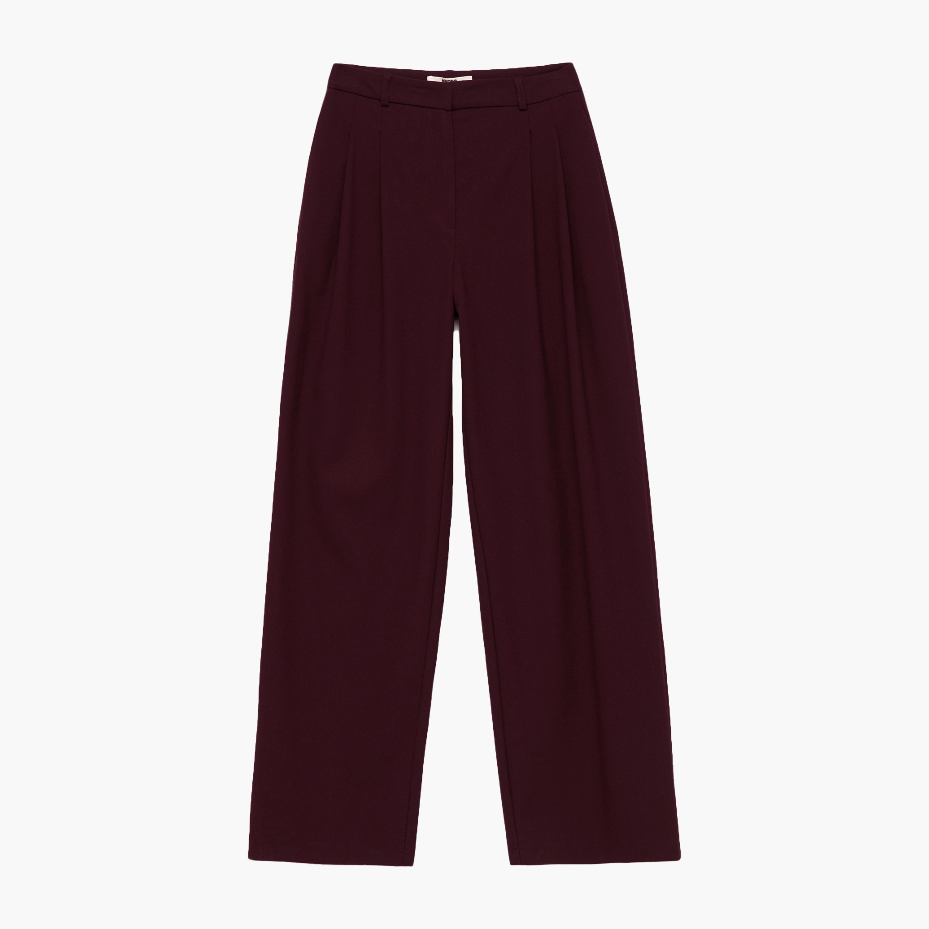 KOTON Red Hook and Bar Women's Trousers-women-clothing-bottoms-trousers-image-3