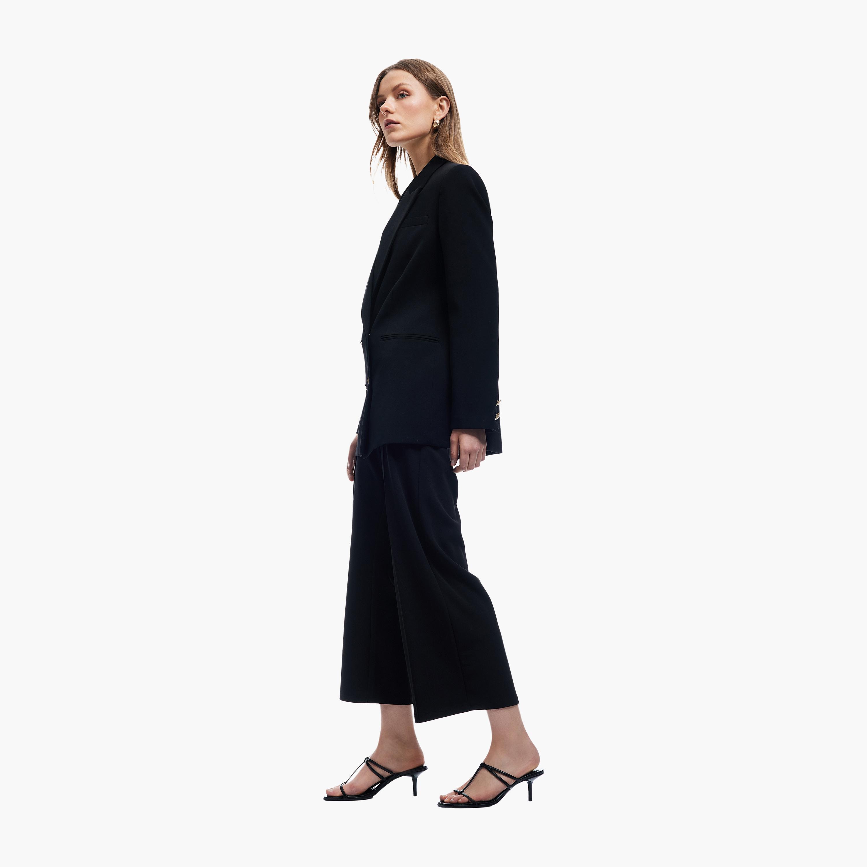 بنطلون نسائي أسود بسحاب مخفي من كوتون-women-clothing-bottoms-trousers-image-2