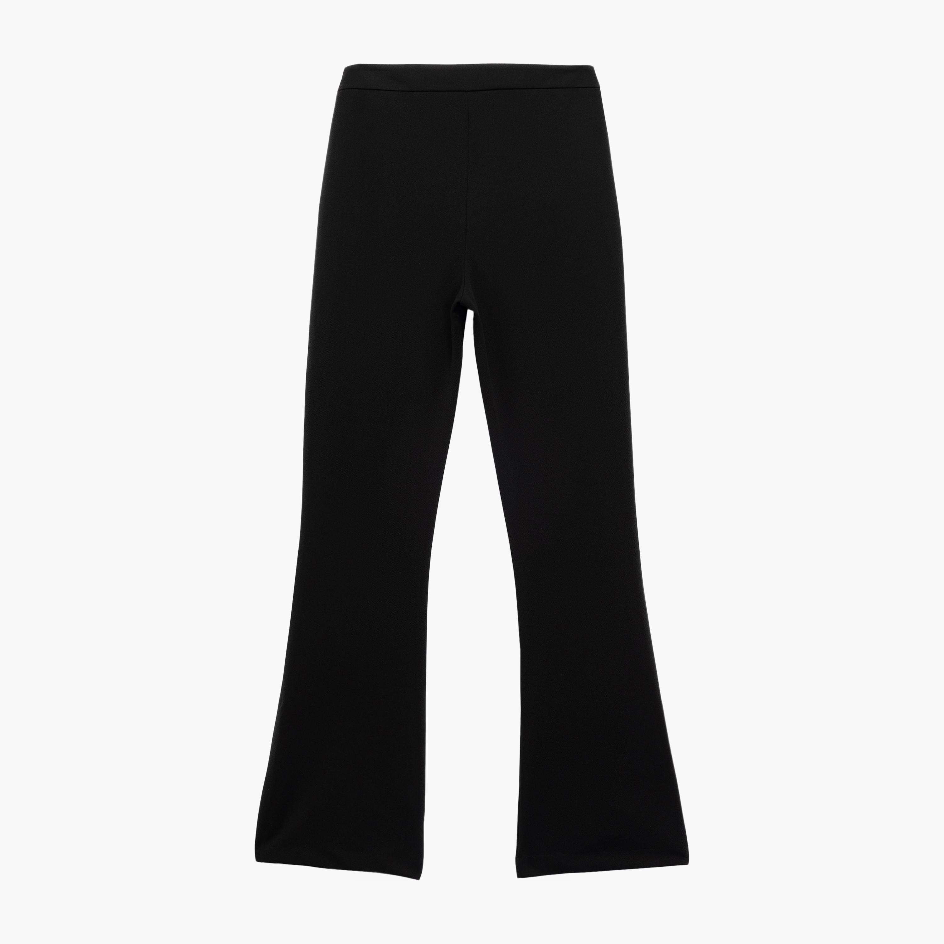 KOTON Black Concealed Zip Women's Trousers-women-clothing-bottoms-trousers-image-4