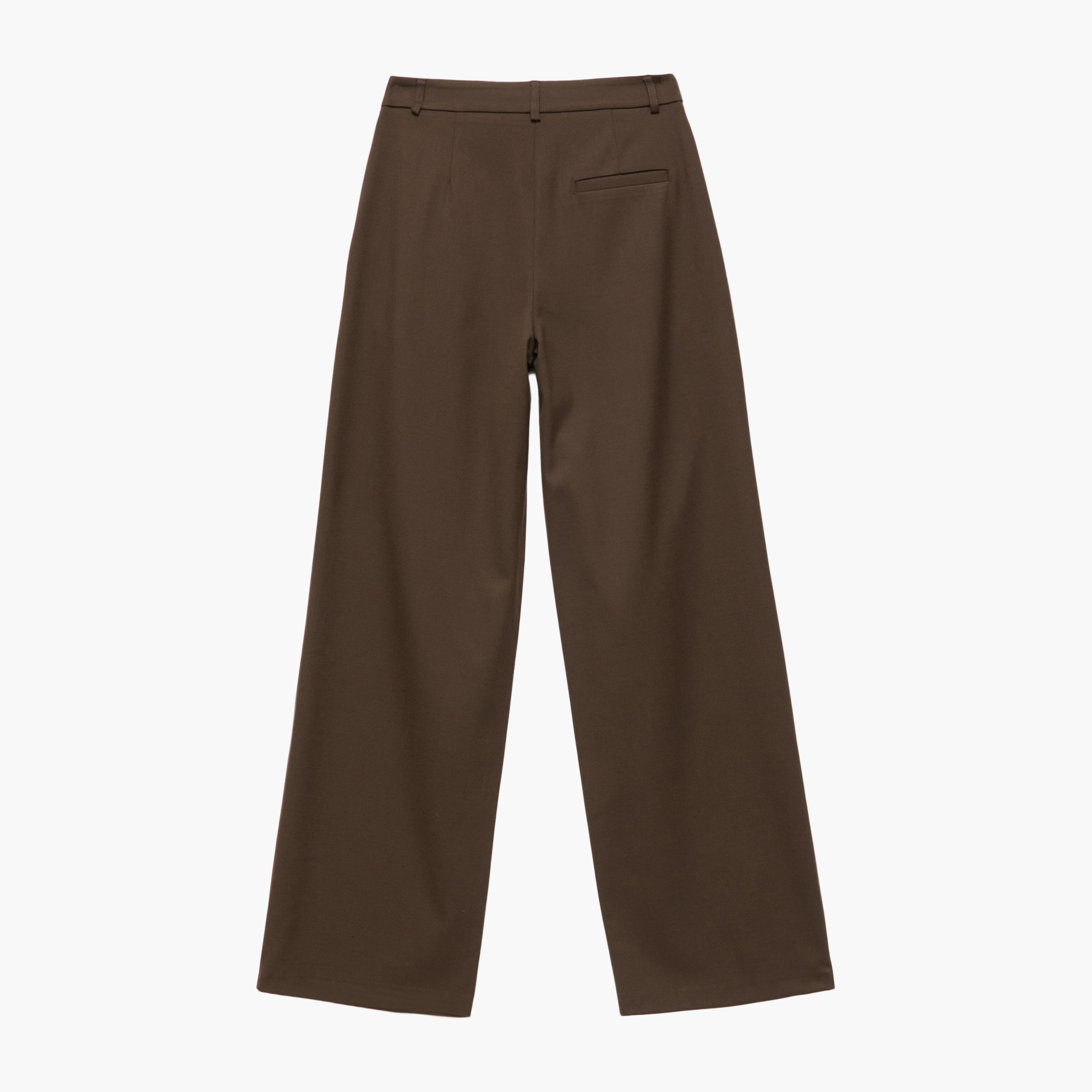 KOTON Brown Hook and Bar Women's Trousers-women-clothing-bottoms-trousers-image-5