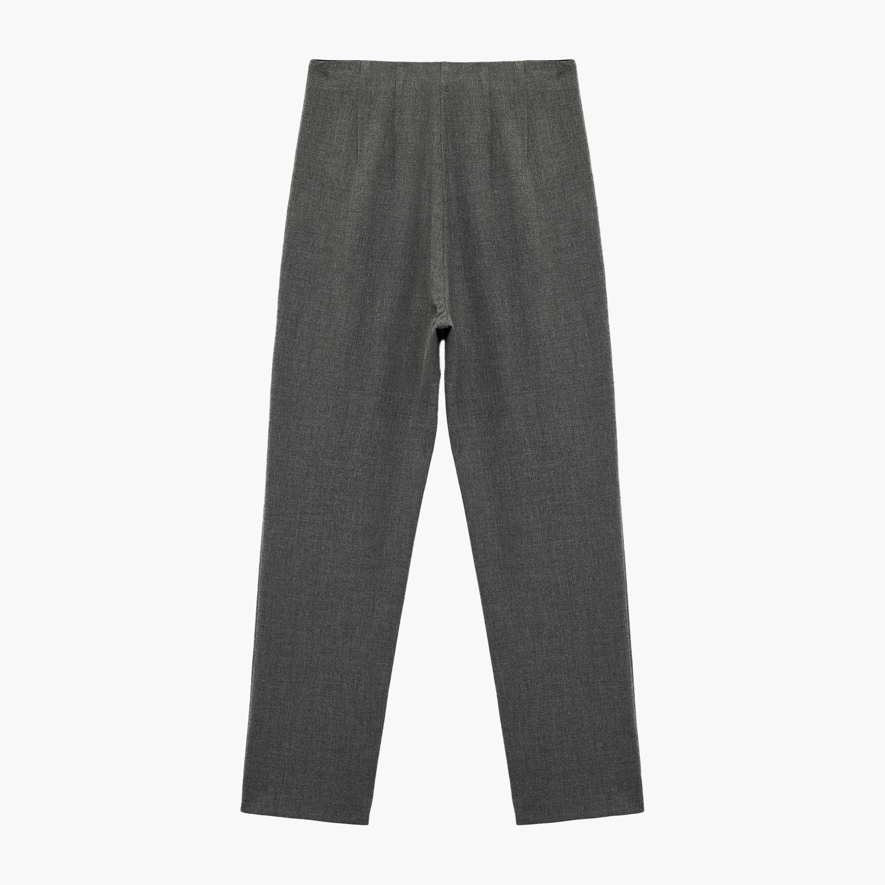 بنطلون نسائي رمادي من كوتون-women-clothing-bottoms-trousers-image-4