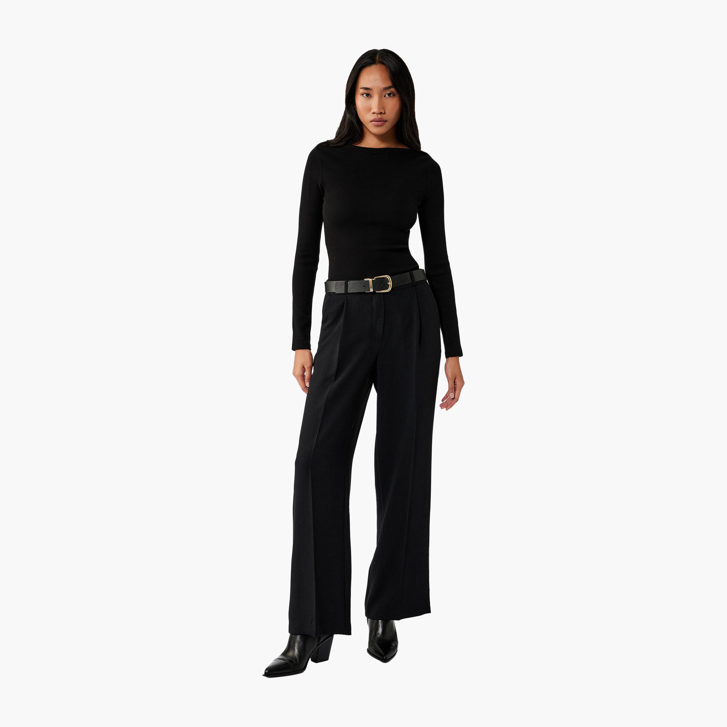 KOTON Black Women's T-Shirt-women-clothing-tshirts-image-2