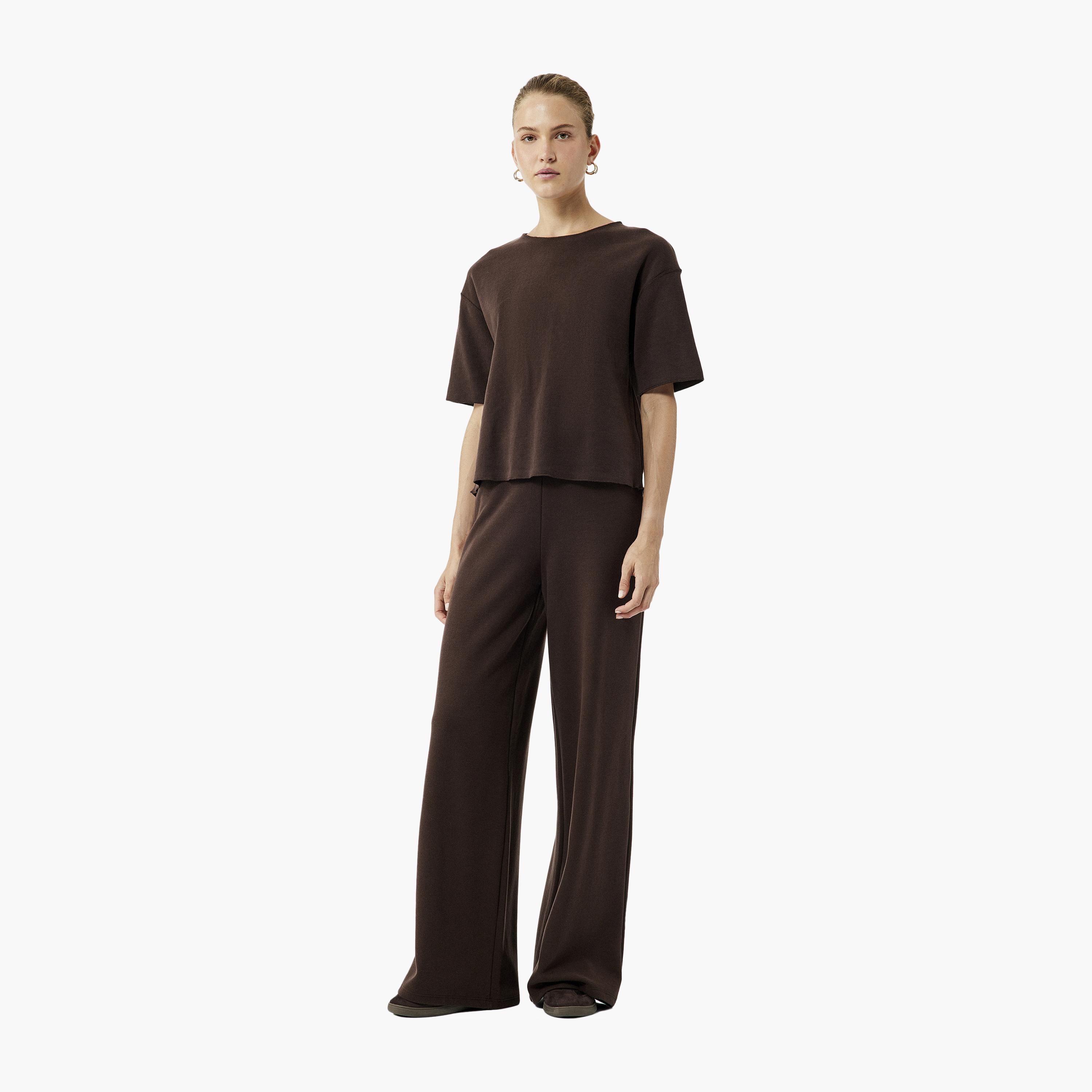 KOTON Brown Women's T-Shirt-women-clothing-tshirts-image-2