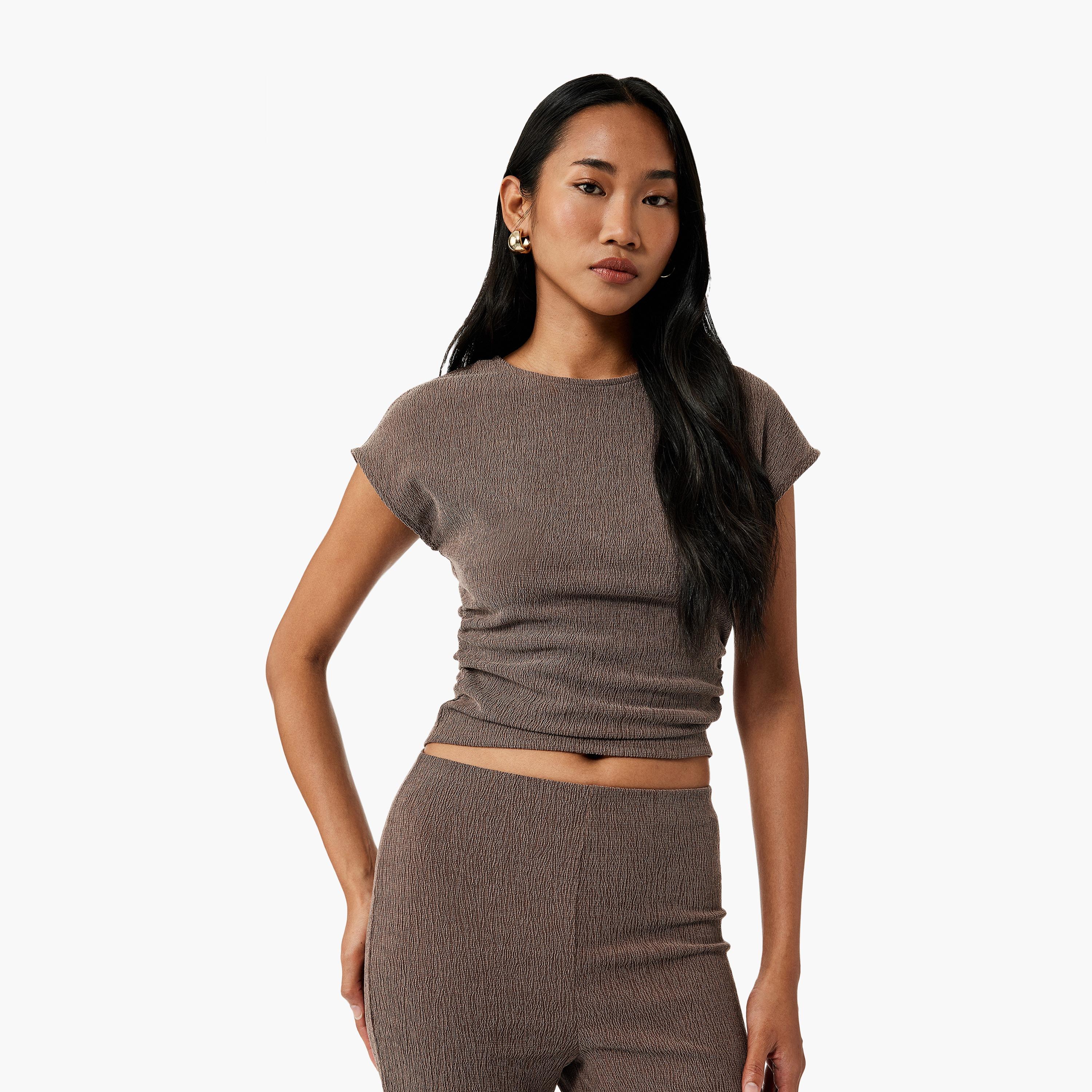 KOTON Crinkled Women's Top-women-clothing-shirtsandblouses-blouses-image-1