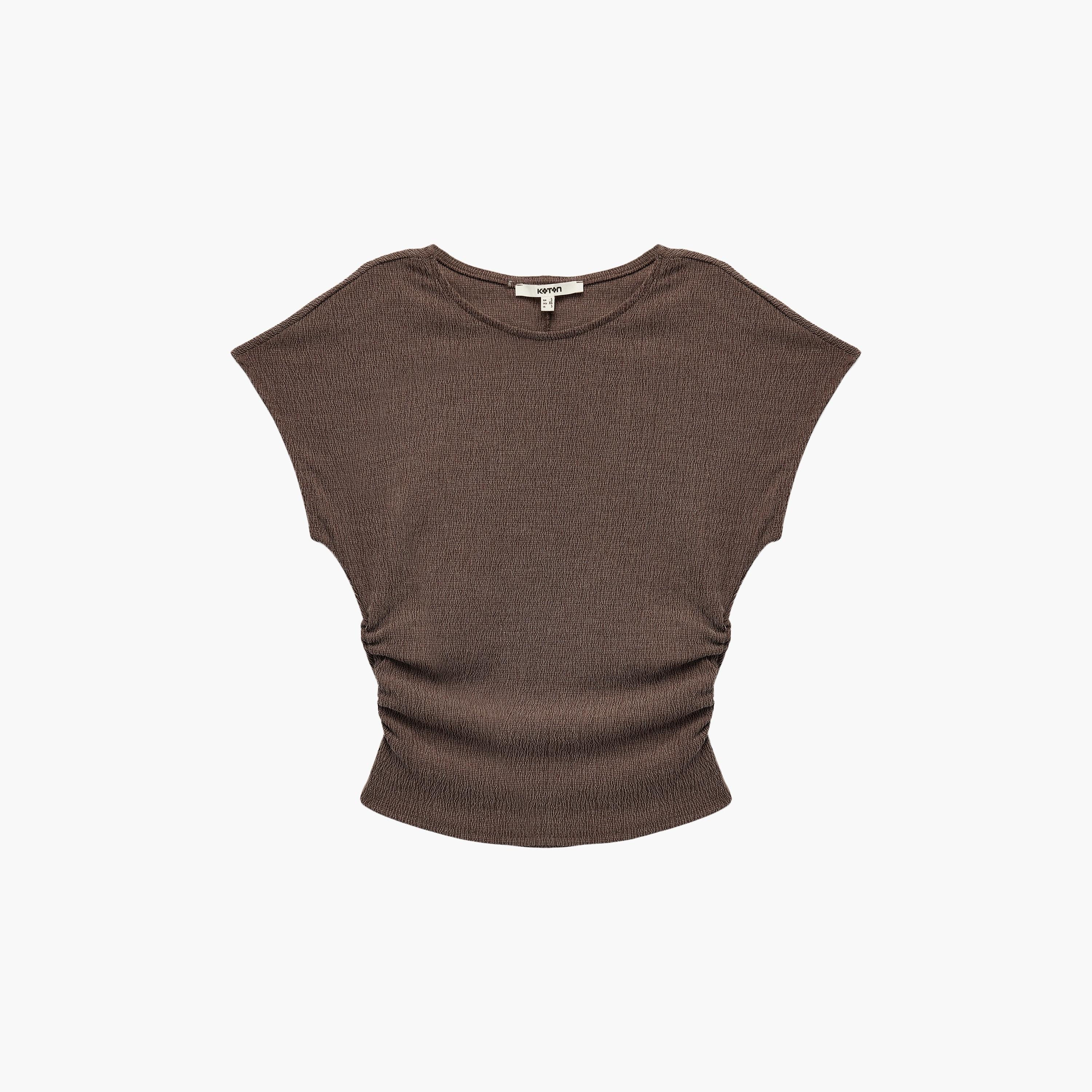 KOTON Crinkled Women's Top-women-clothing-shirtsandblouses-blouses-image-3
