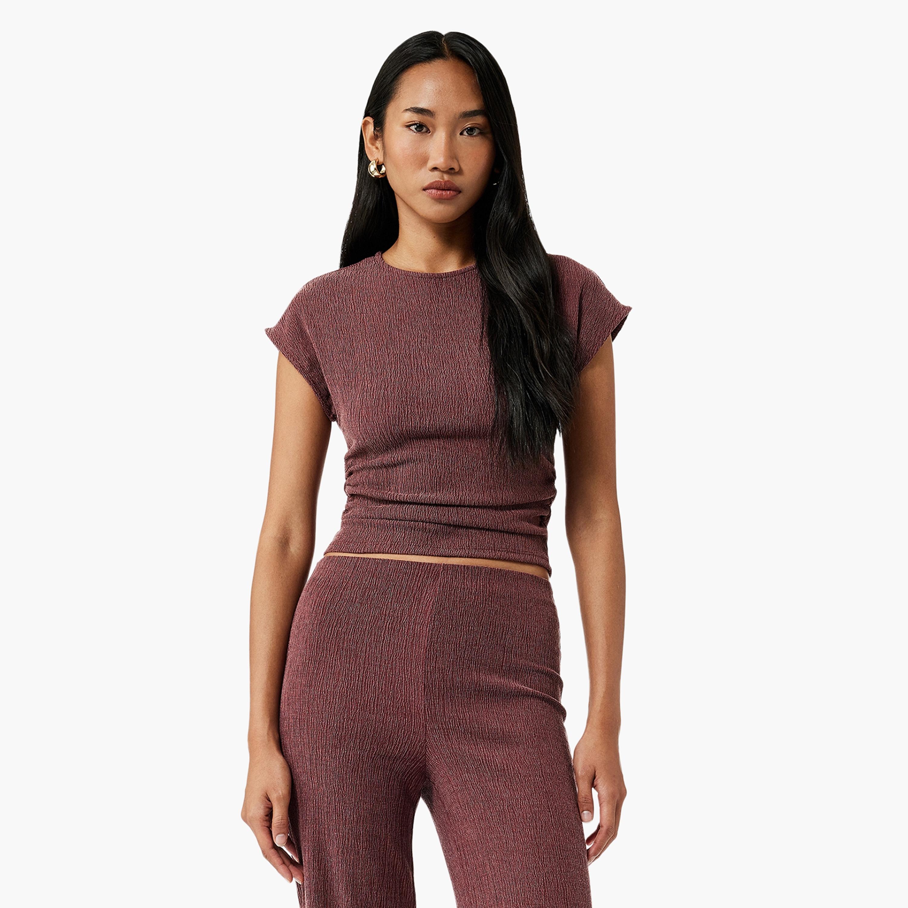 KOTON Crinkled Women's Top-women-clothing-shirtsandblouses-blouses-image-1