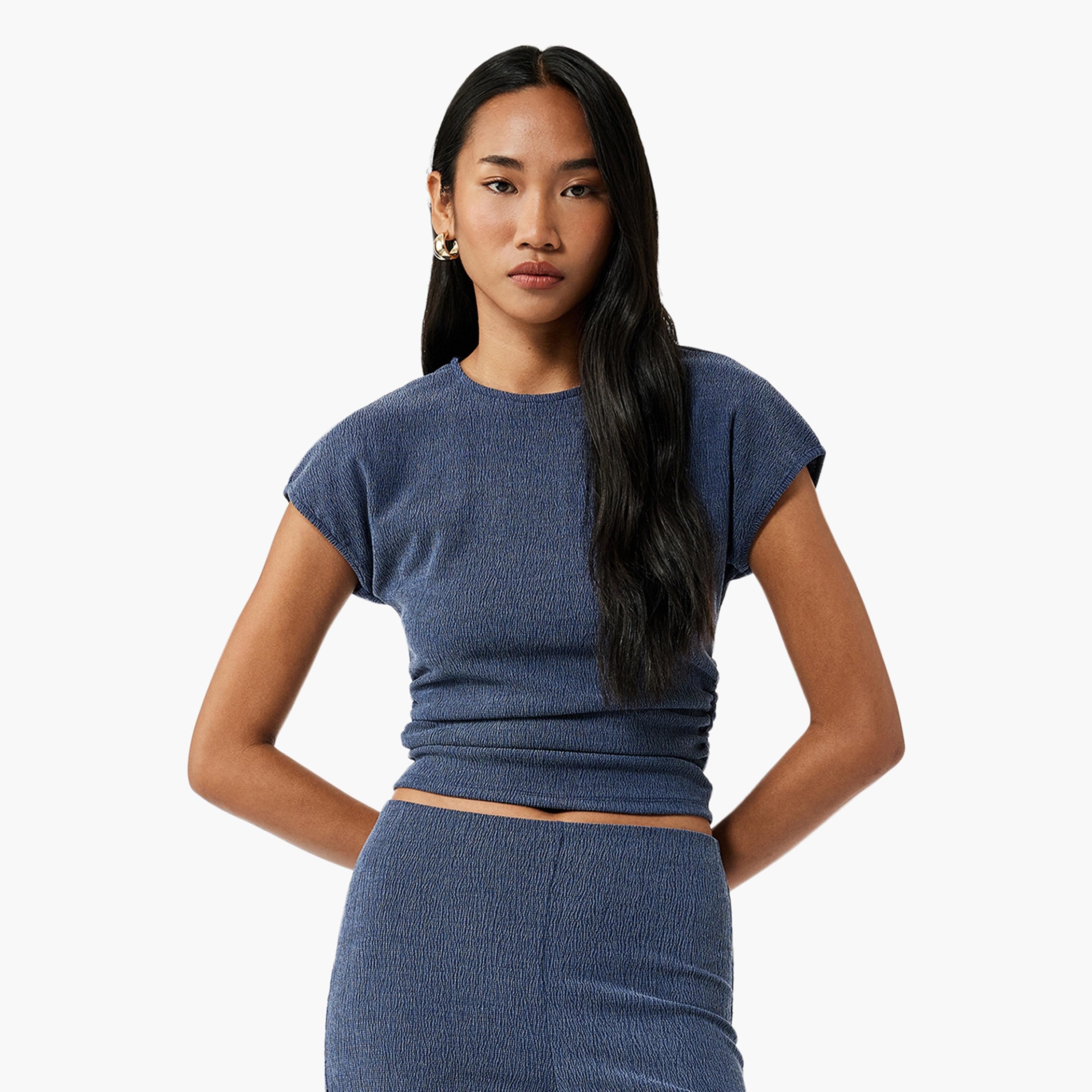 KOTON Crinkled Women's Top-women-clothing-shirtsandblouses-blouses-image-1