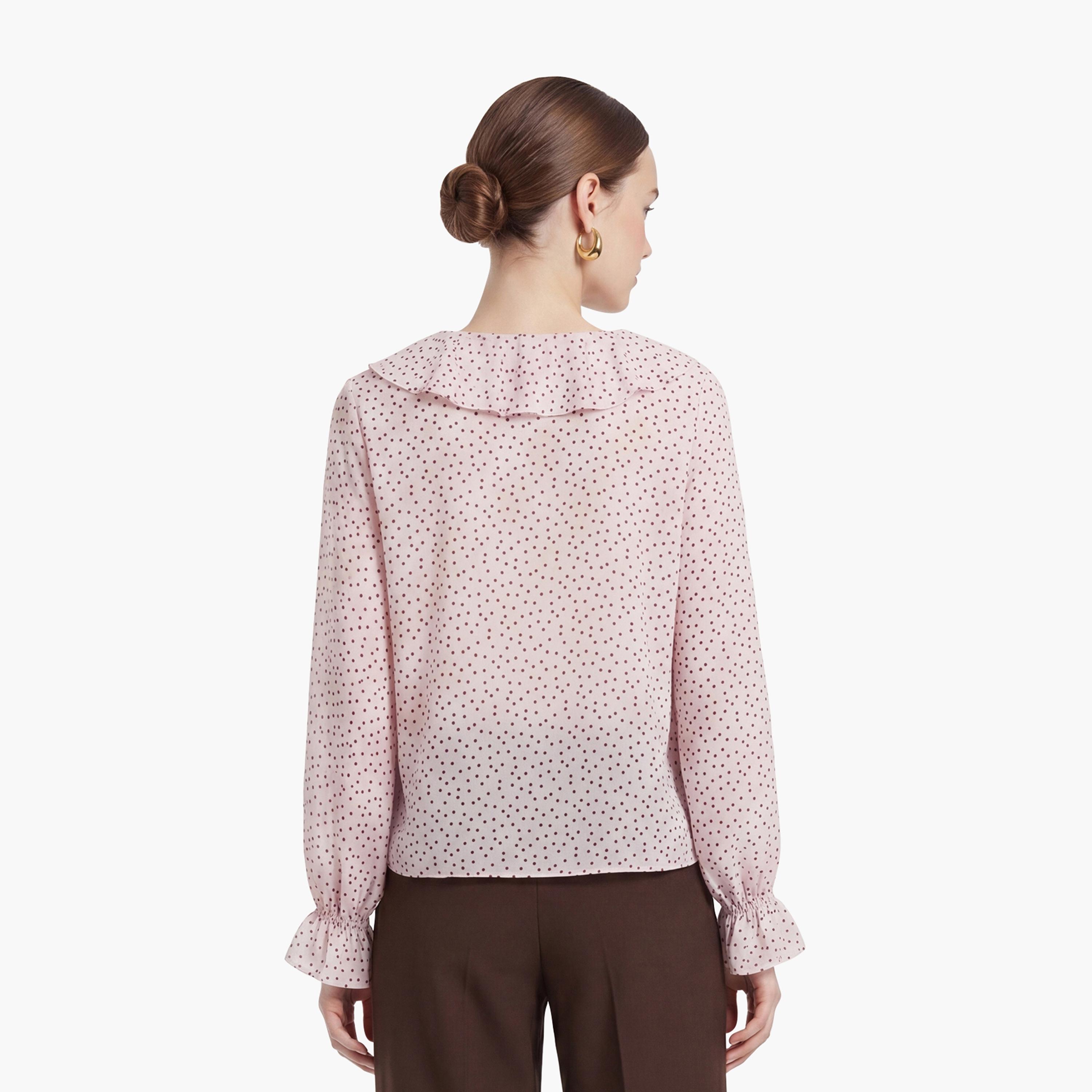 KOTON Pink Polka Dot Women's Top-women-clothing-shirtsandblouses-blouses-image-4