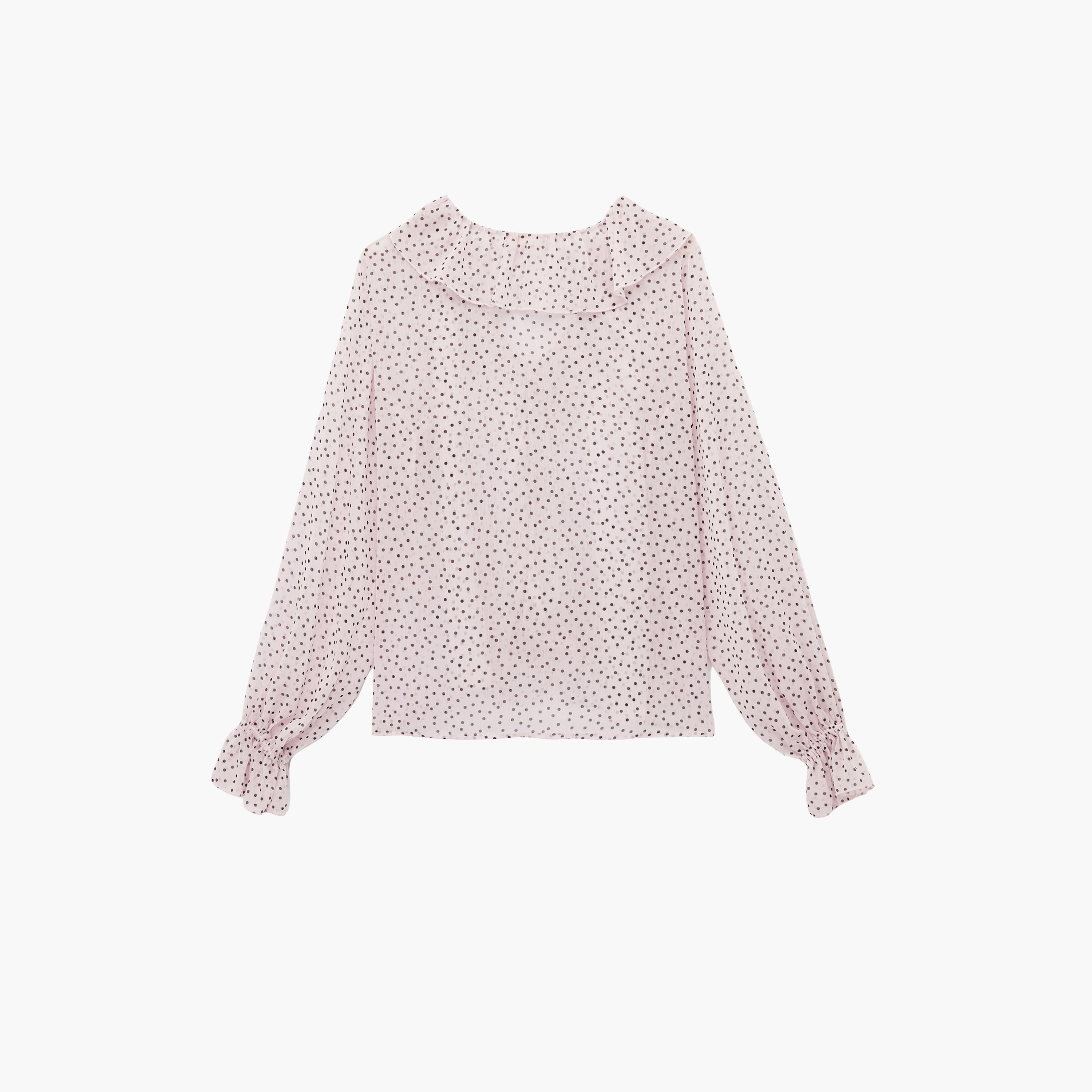 KOTON Pink Polka Dot Women's Top-women-clothing-shirtsandblouses-blouses-image-7