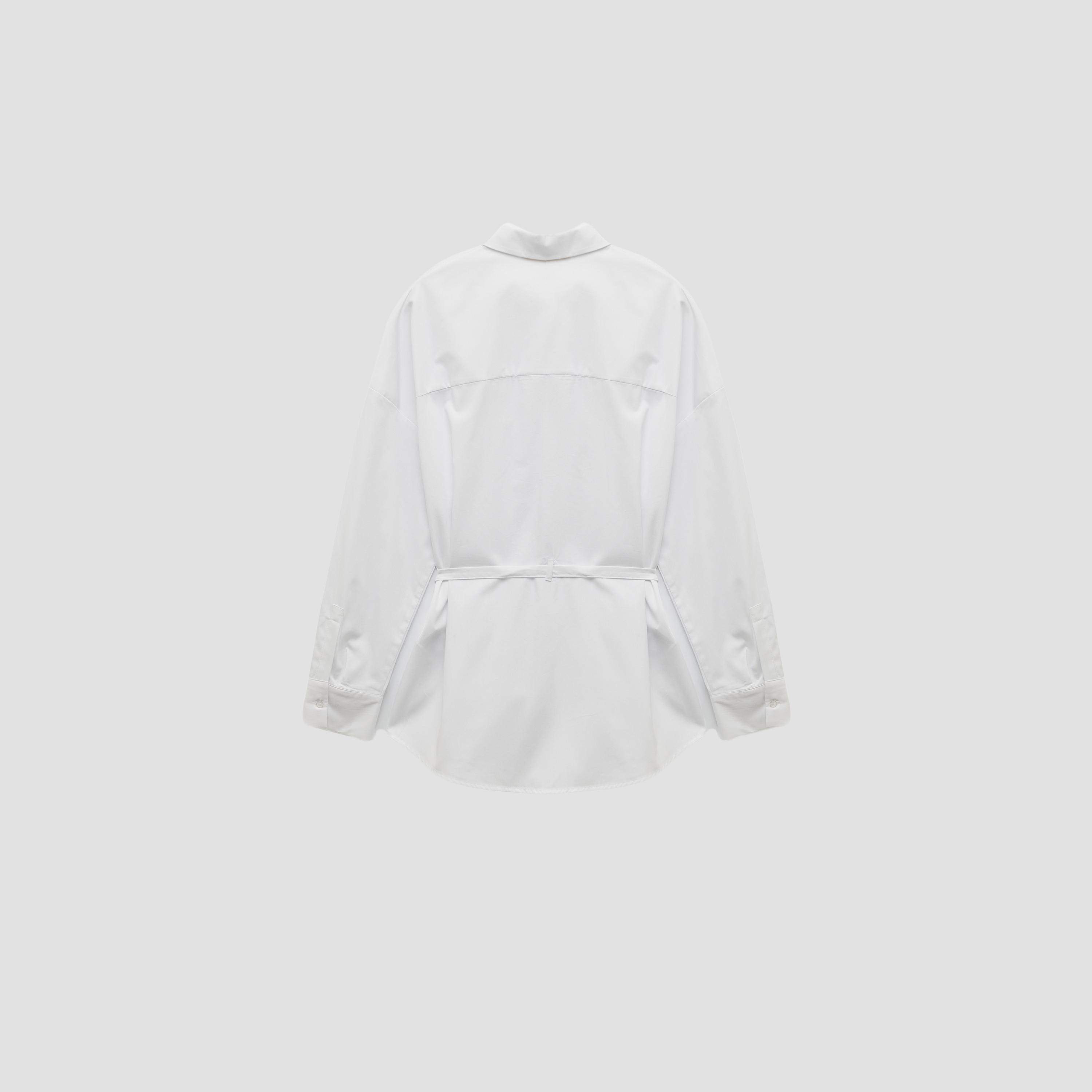 KOTON White Cotton Collared Women's Shirt-women-clothing-shirtsandblouses-shirts-image-5
