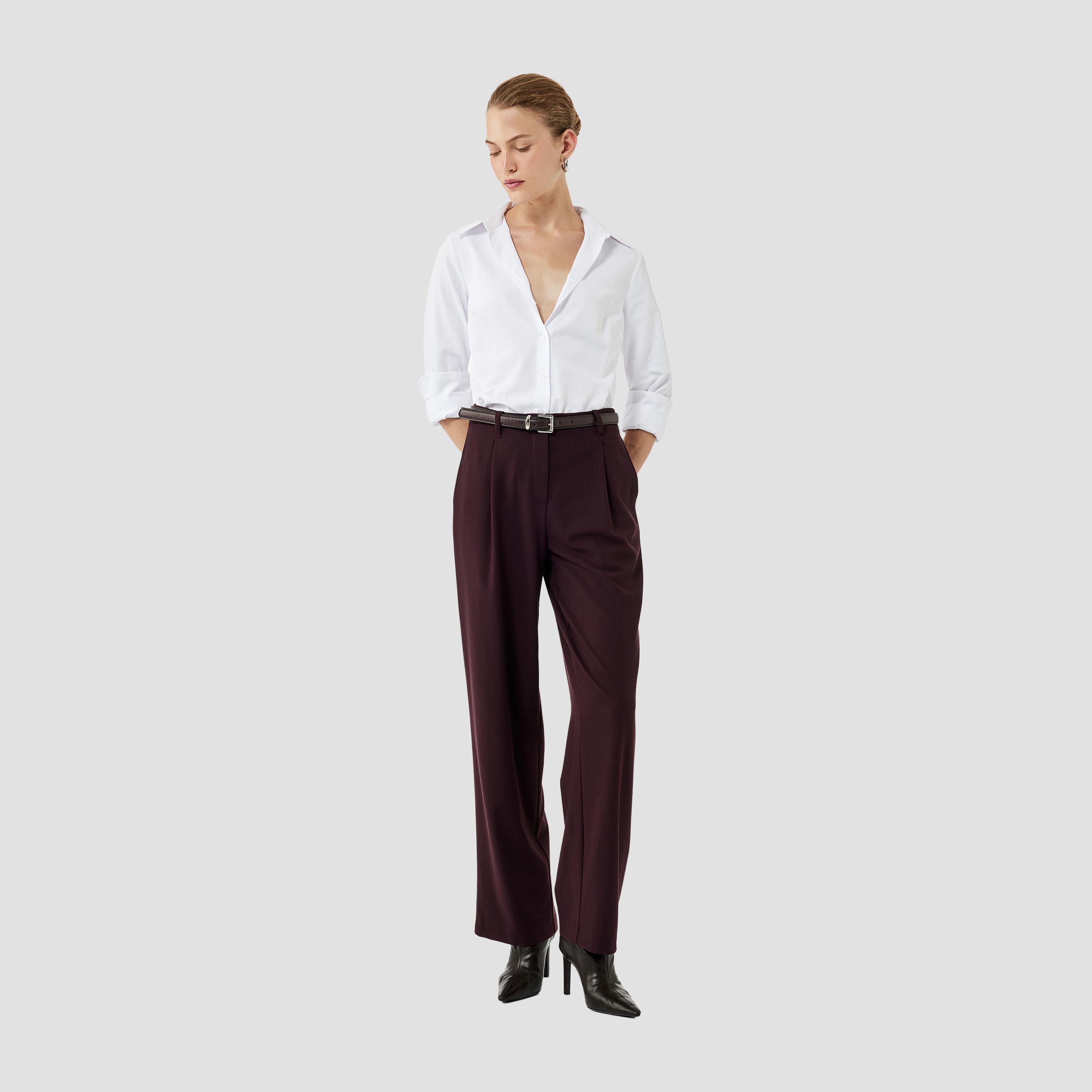 KOTON White Collared Women's Shirt-women-clothing-shirtsandblouses-shirts-image-2