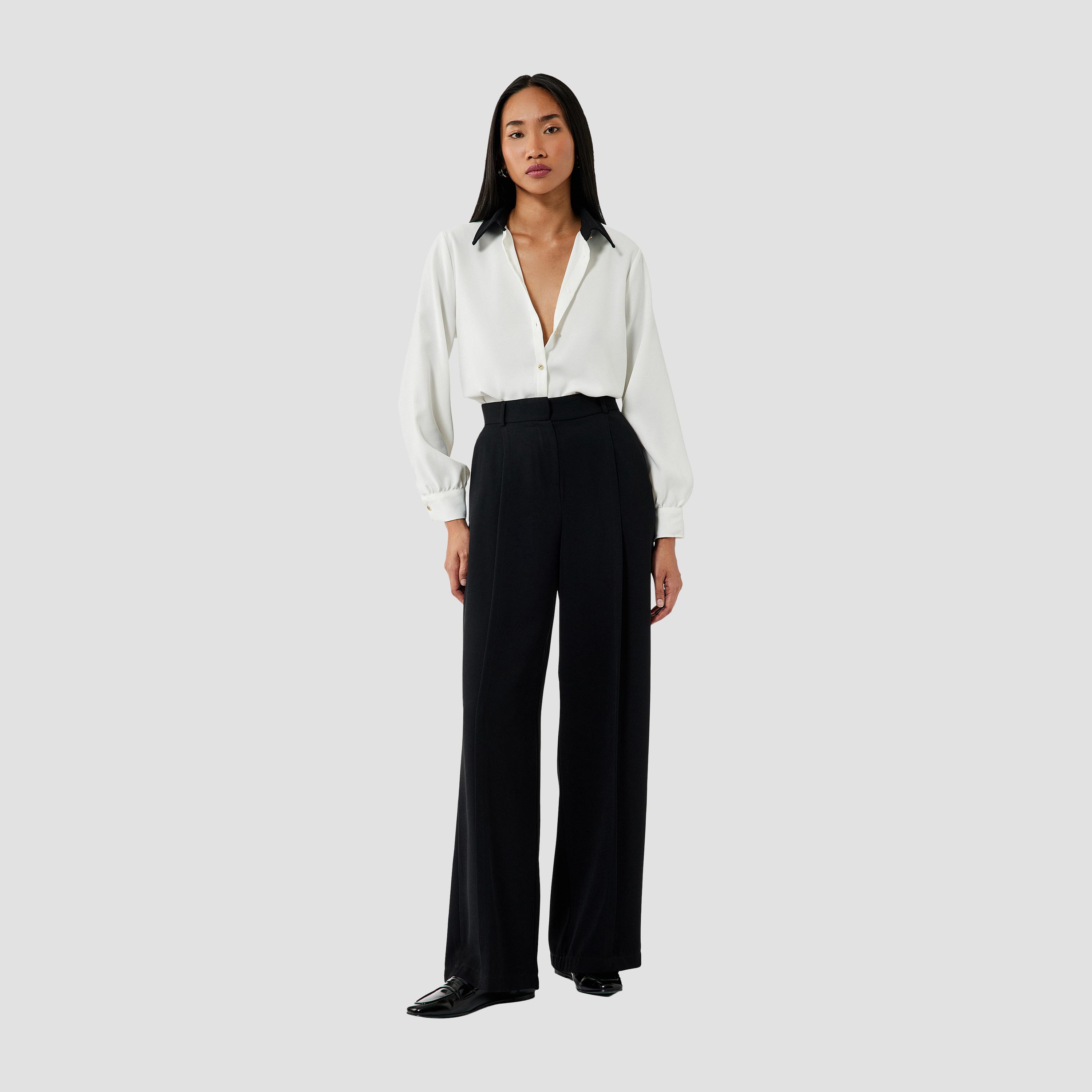 KOTON White Collared Women's Shirt-women-clothing-shirtsandblouses-shirts-image-2