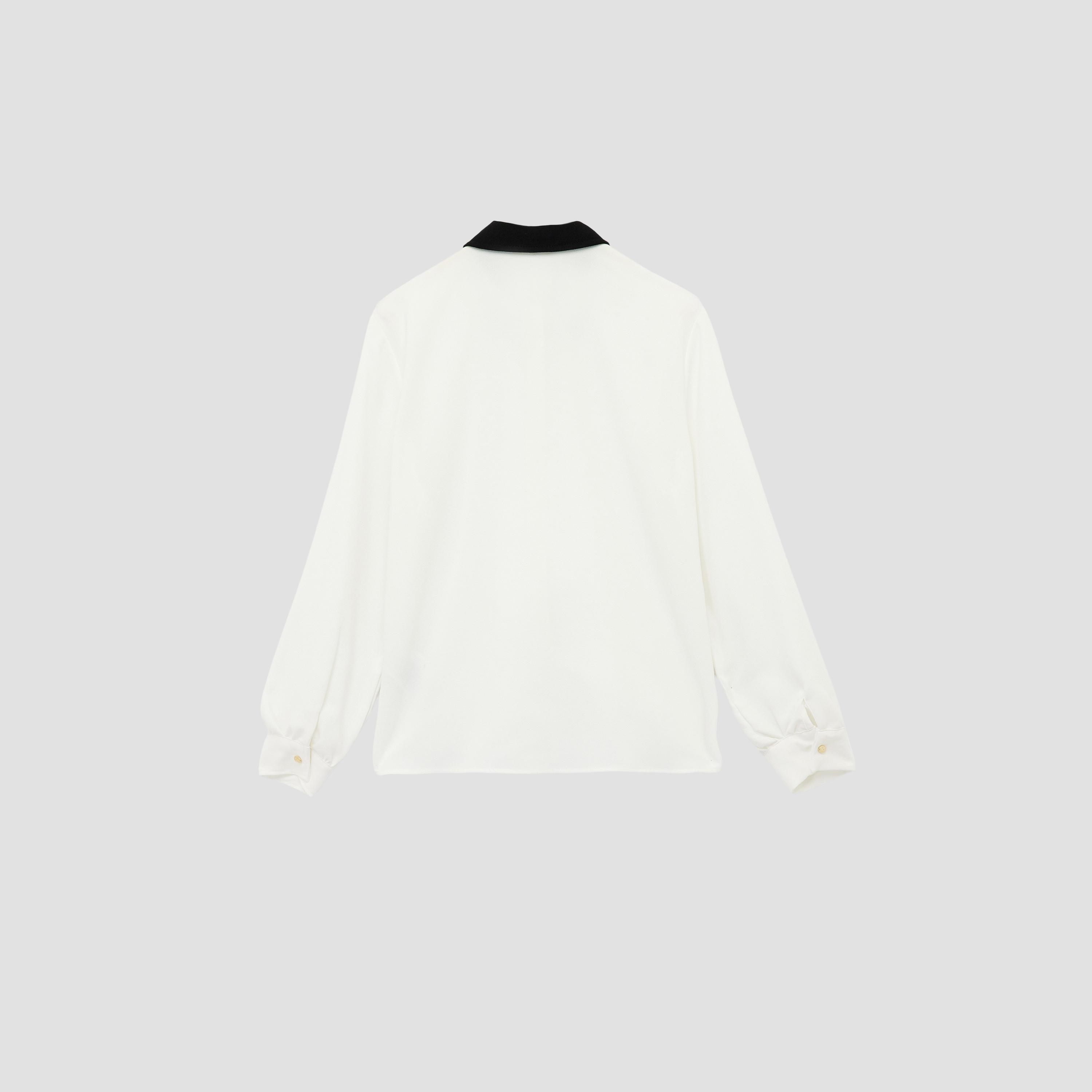 KOTON White Collared Women's Shirt-women-clothing-shirtsandblouses-shirts-image-5