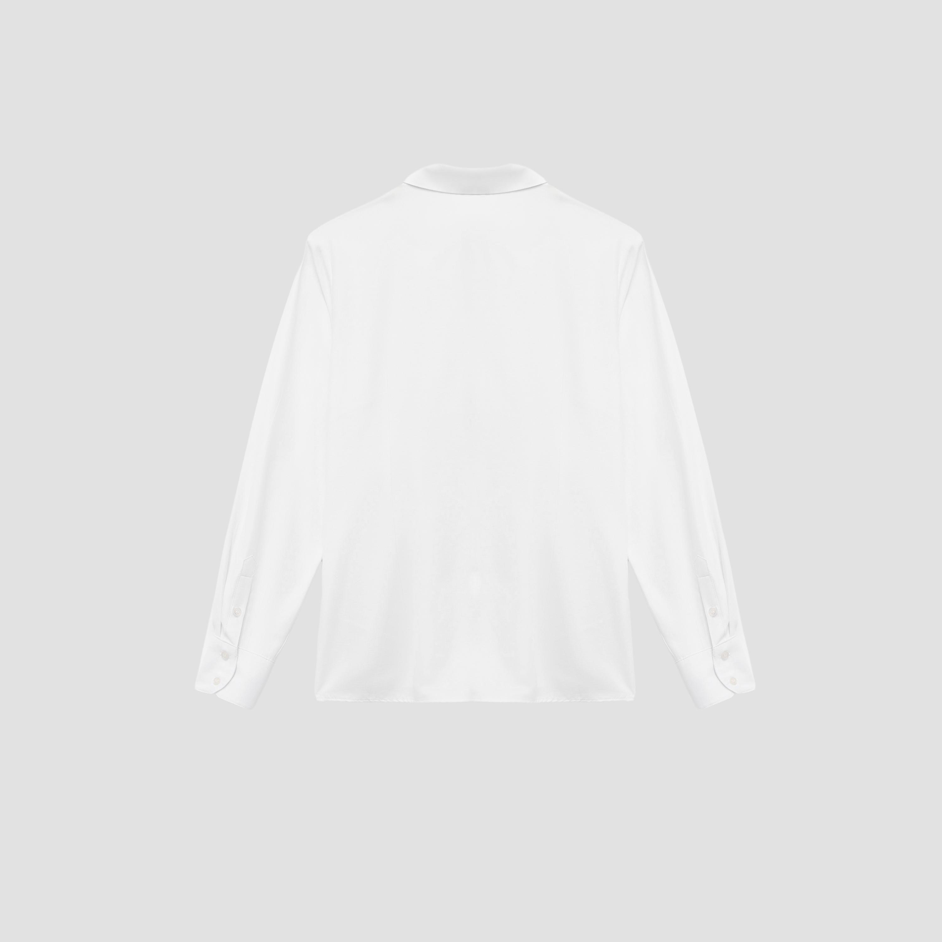 KOTON White Collared Women's Shirt-women-clothing-shirtsandblouses-shirts-image-4