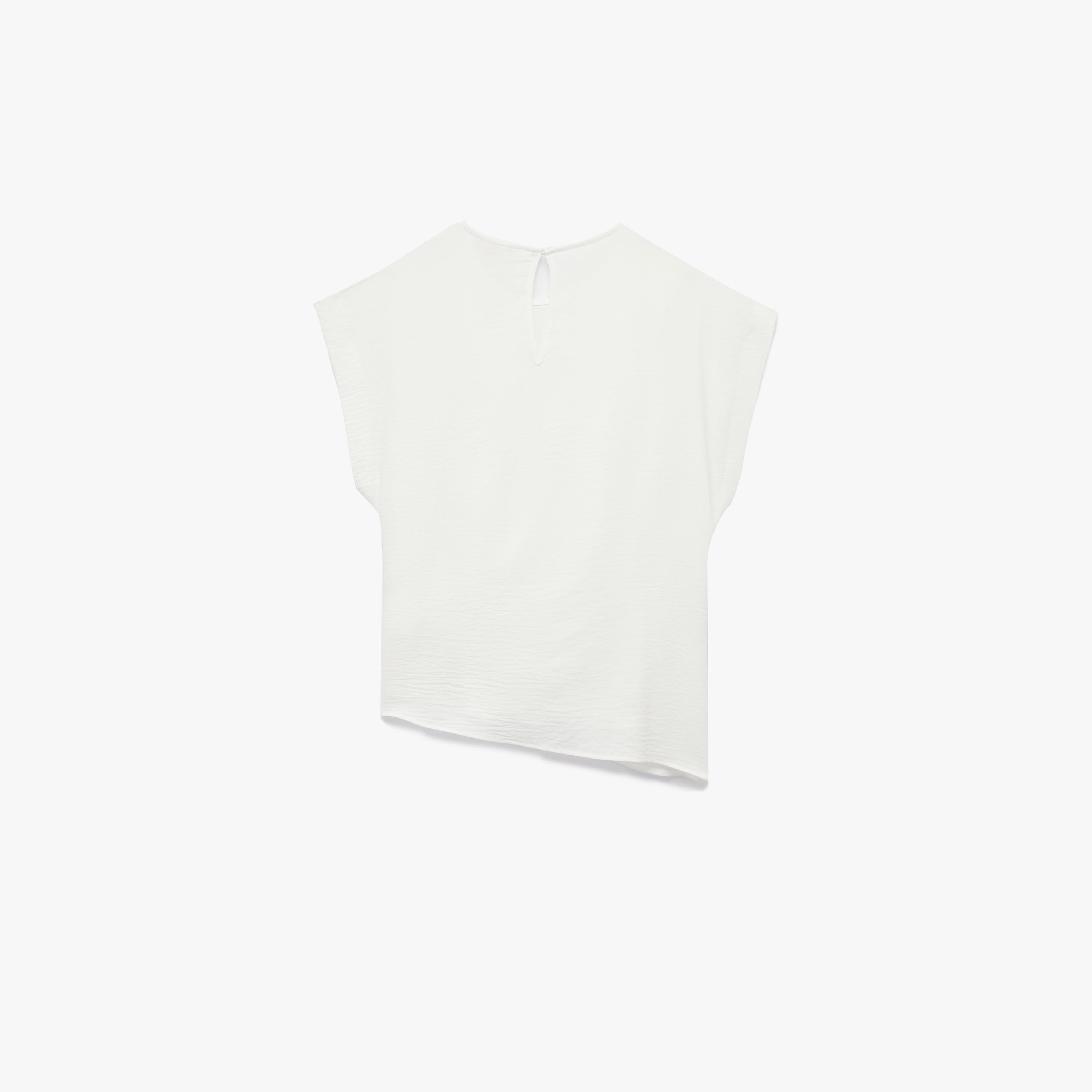 KOTON White Textured Aerobin Women's Top-women-clothing-shirtsandblouses-blouses-image-4