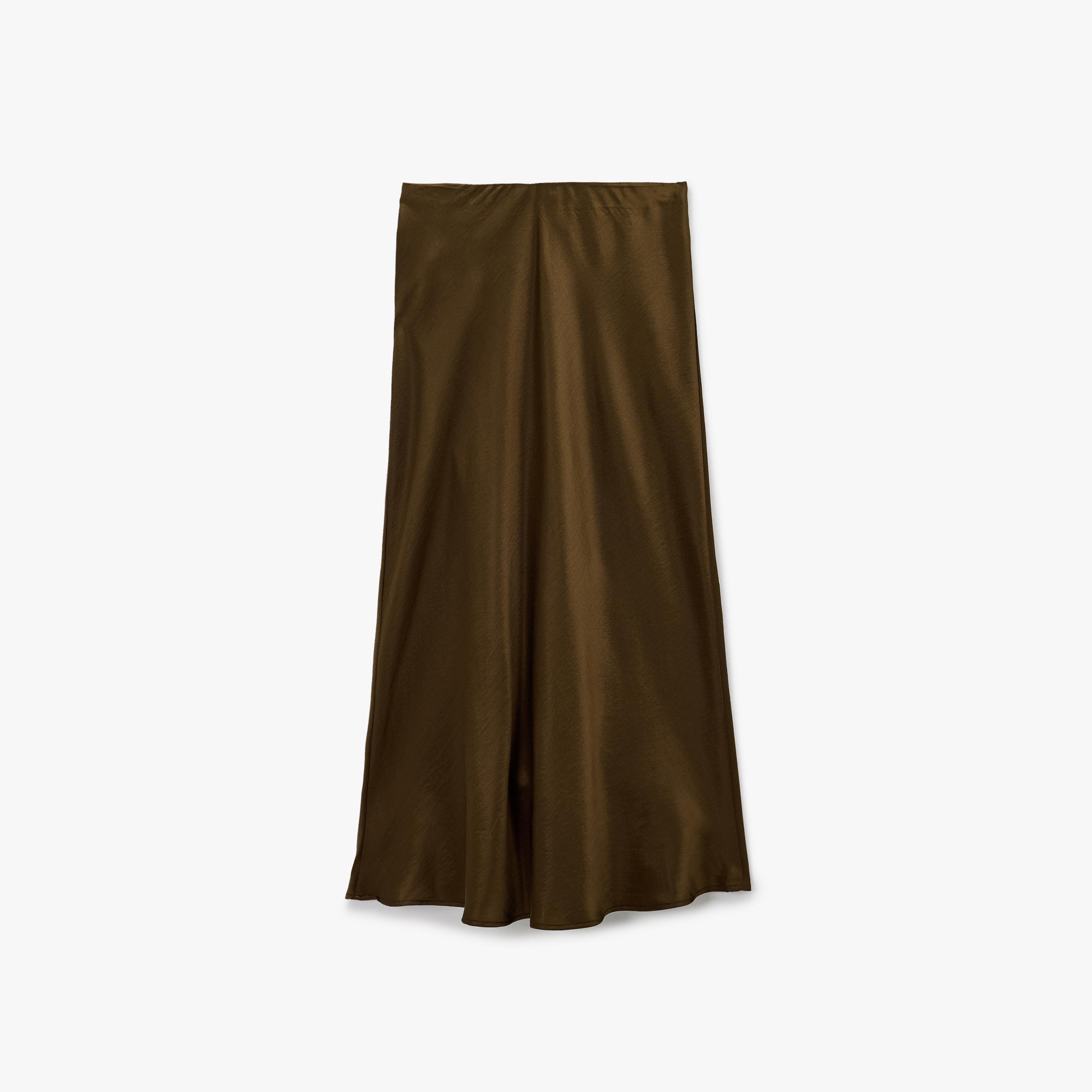 تنورة ساتان نسائية بقصة ايه-لاين من كوتون-women-clothing-bottoms-skirts-image-5