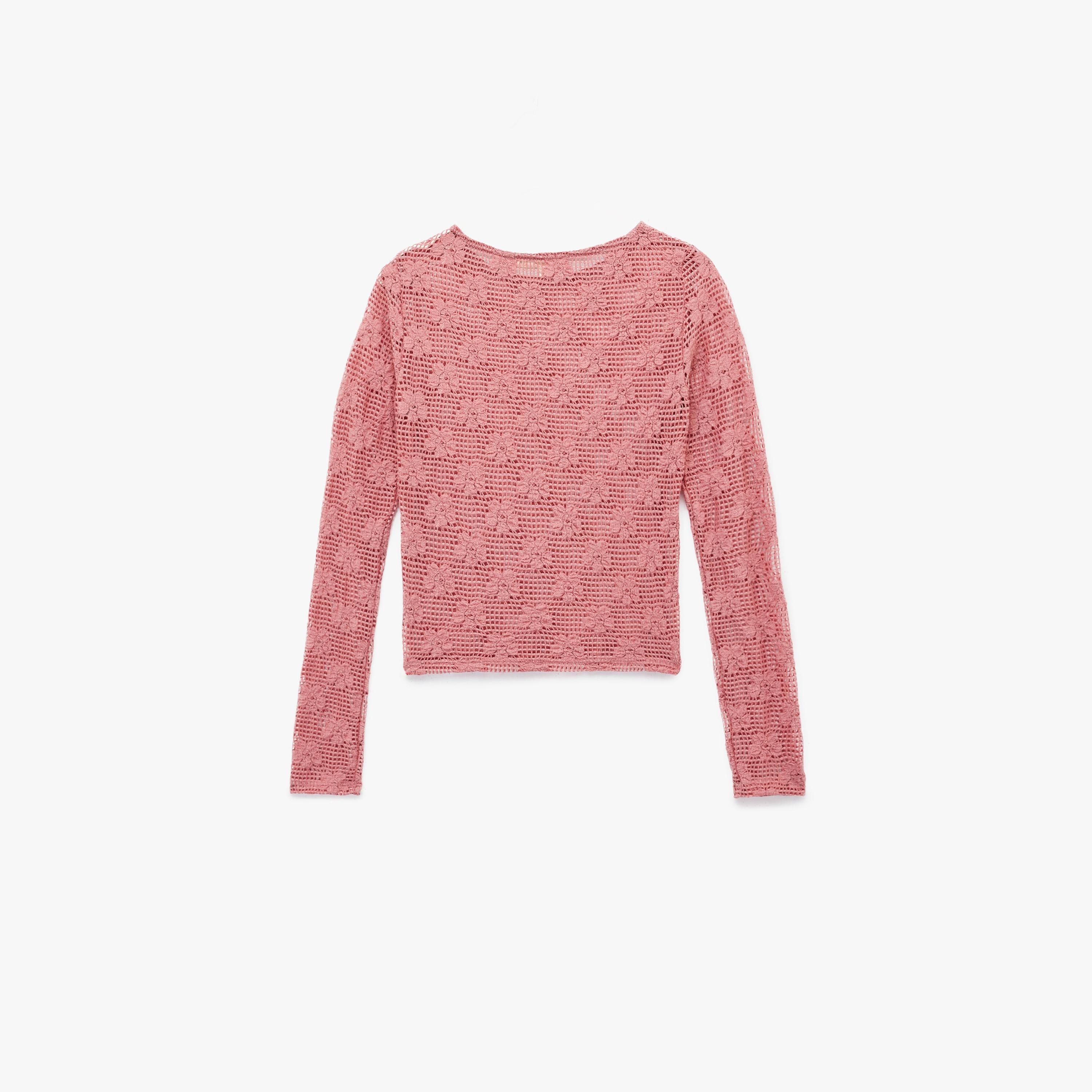 KOTON Pink Floral Women's Top-women-clothing-shirtsandblouses-blouses-image-5