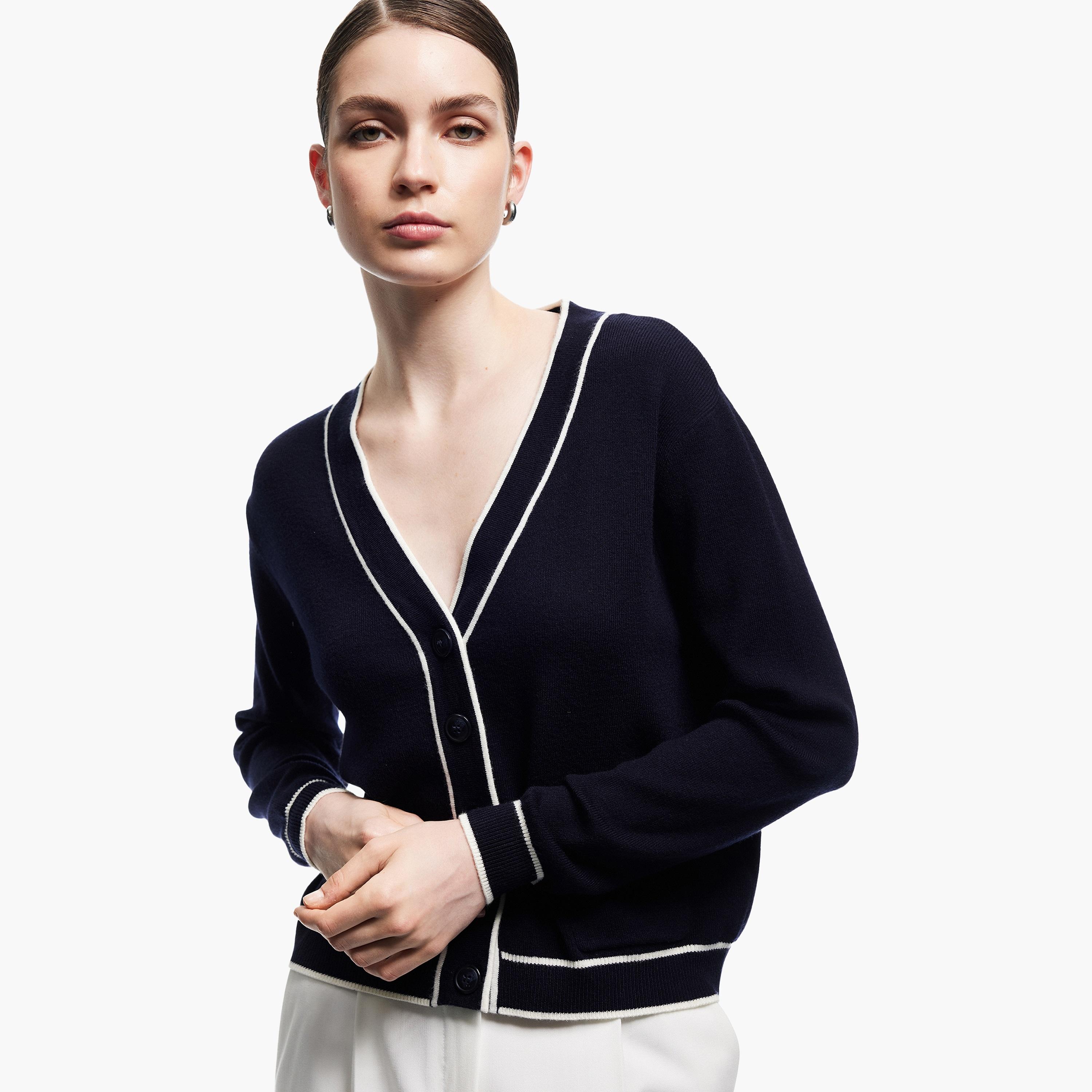 KOTON Striped Women's Cardigan-women-winterwear-cardigansandjumpers-cardigans-image-1