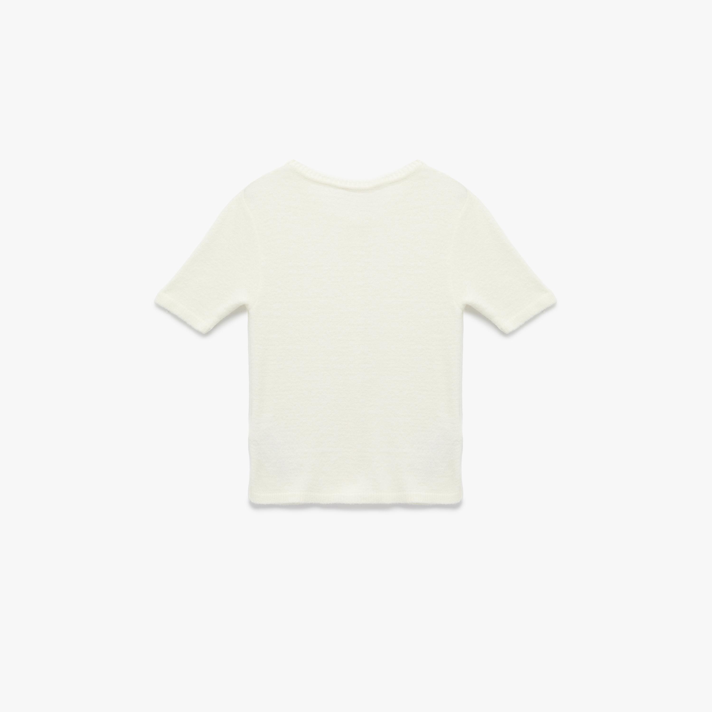 KOTON Off-White Textured Nylon Women's Cardigan-women-winterwear-cardigansandjumpers-cardigans-image-5