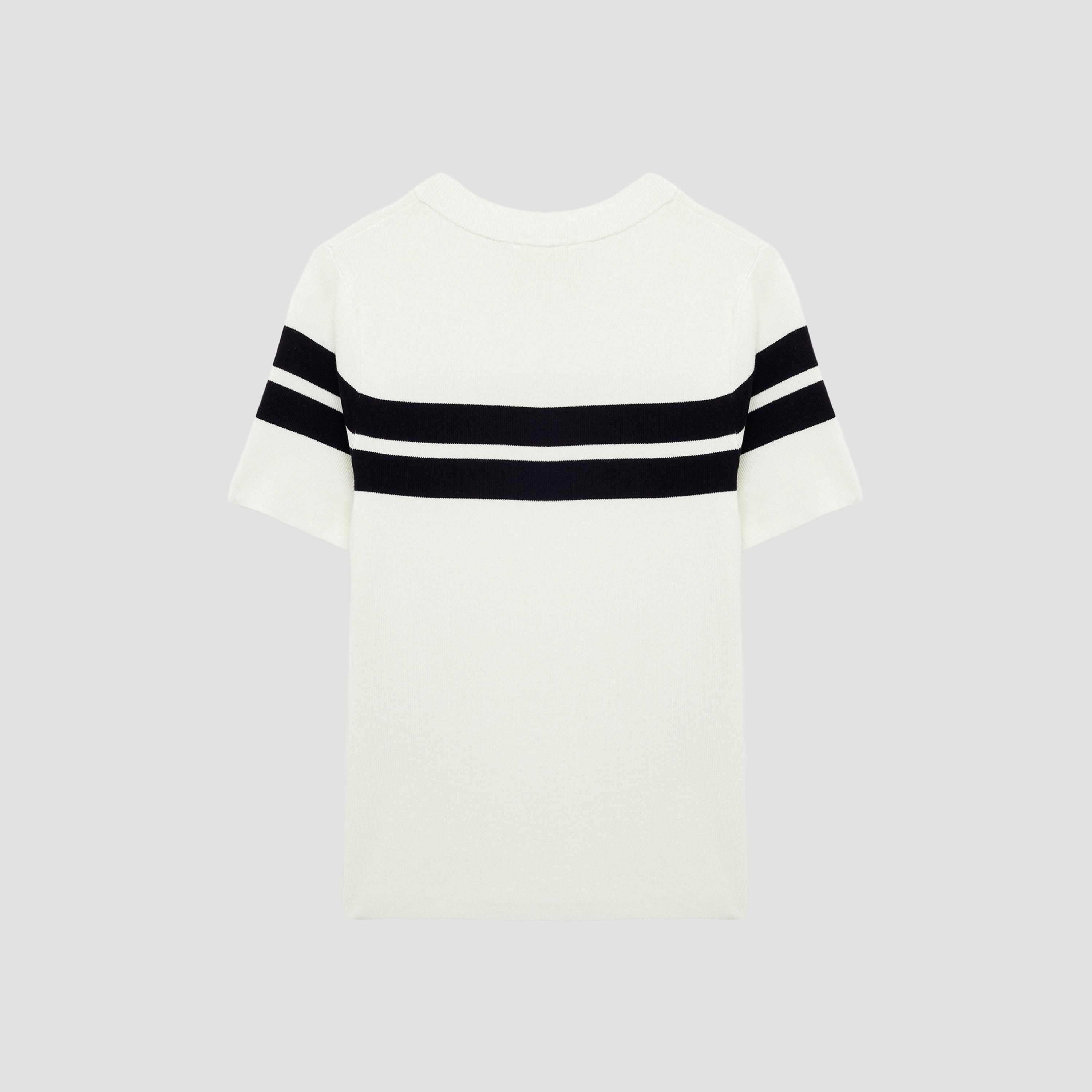KOTON White Striped Women's Sweater-women-winterwear-cardigansandjumpers-jumpers-image-4