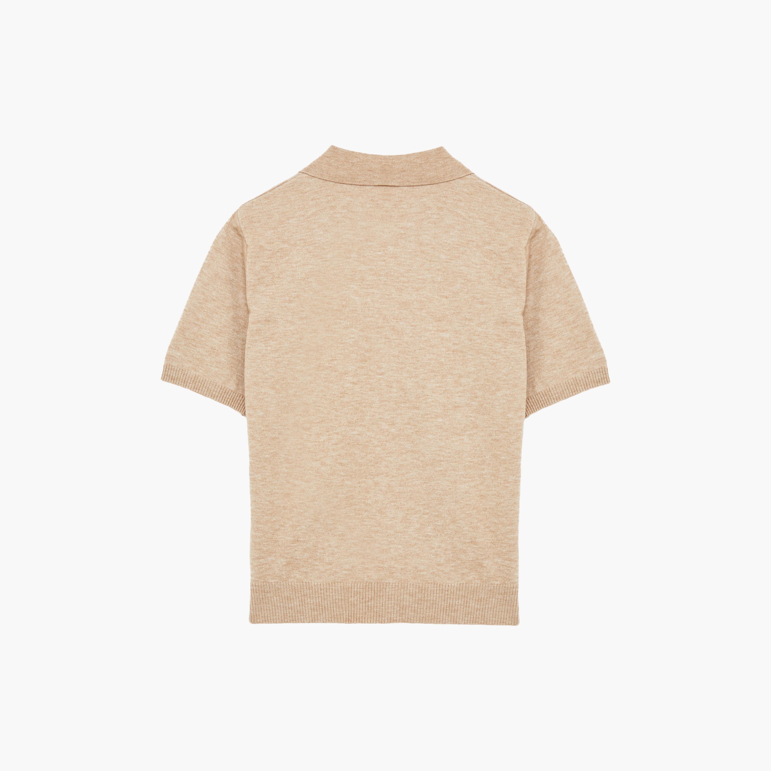 KOTON Brown Heathered Collared Women's Sweater-women-clothing-cardigansandjumpers-jumpers-image-5