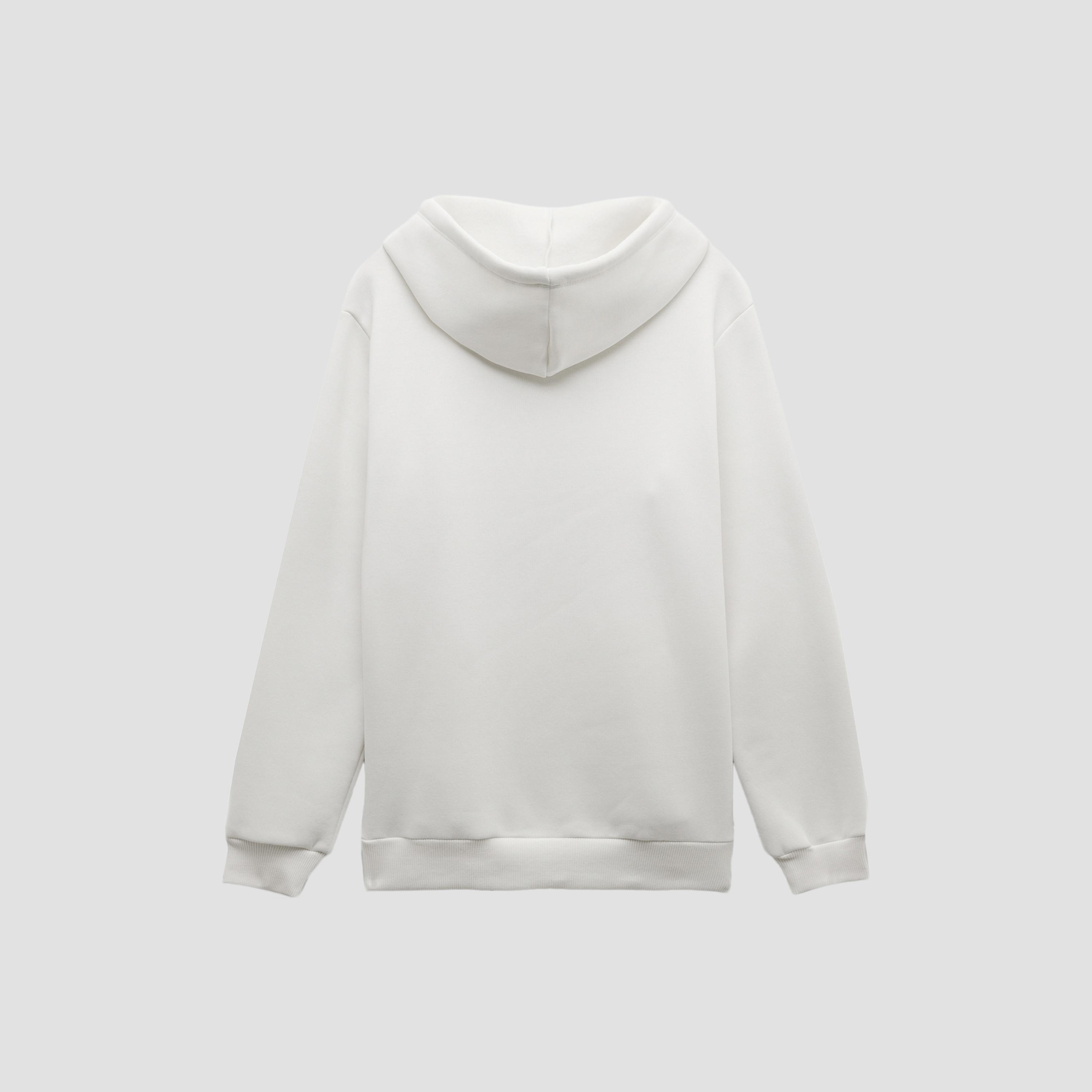KOTON White Embroidered Cat Hooded Neck Women's Sweatshirt-women-clothing-hoodiesandsweatshirts-sweatshirts-image-5
