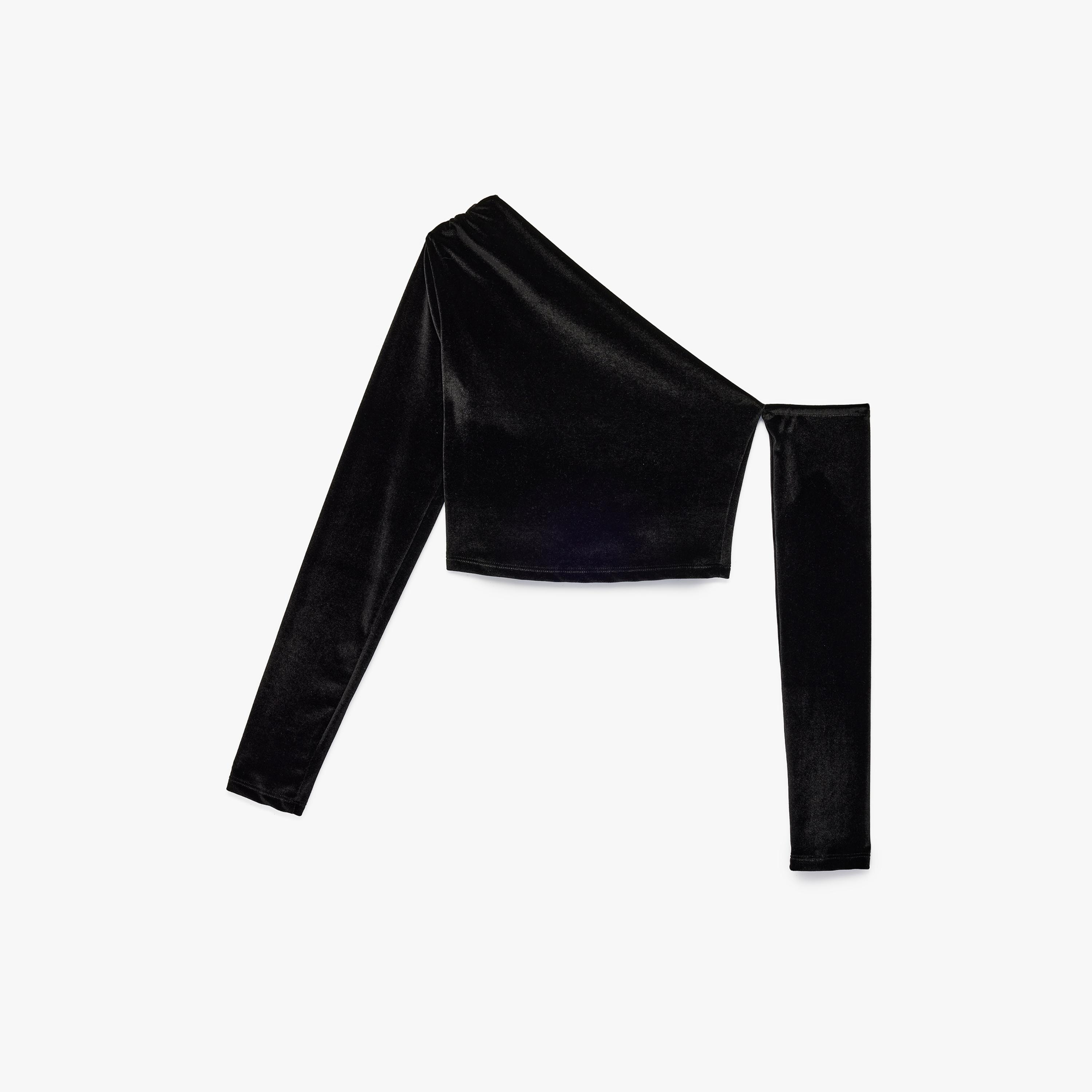KOTON Black One-Shoulder Women's Top-women-clothing-shirtsandblouses-blouses-image-3