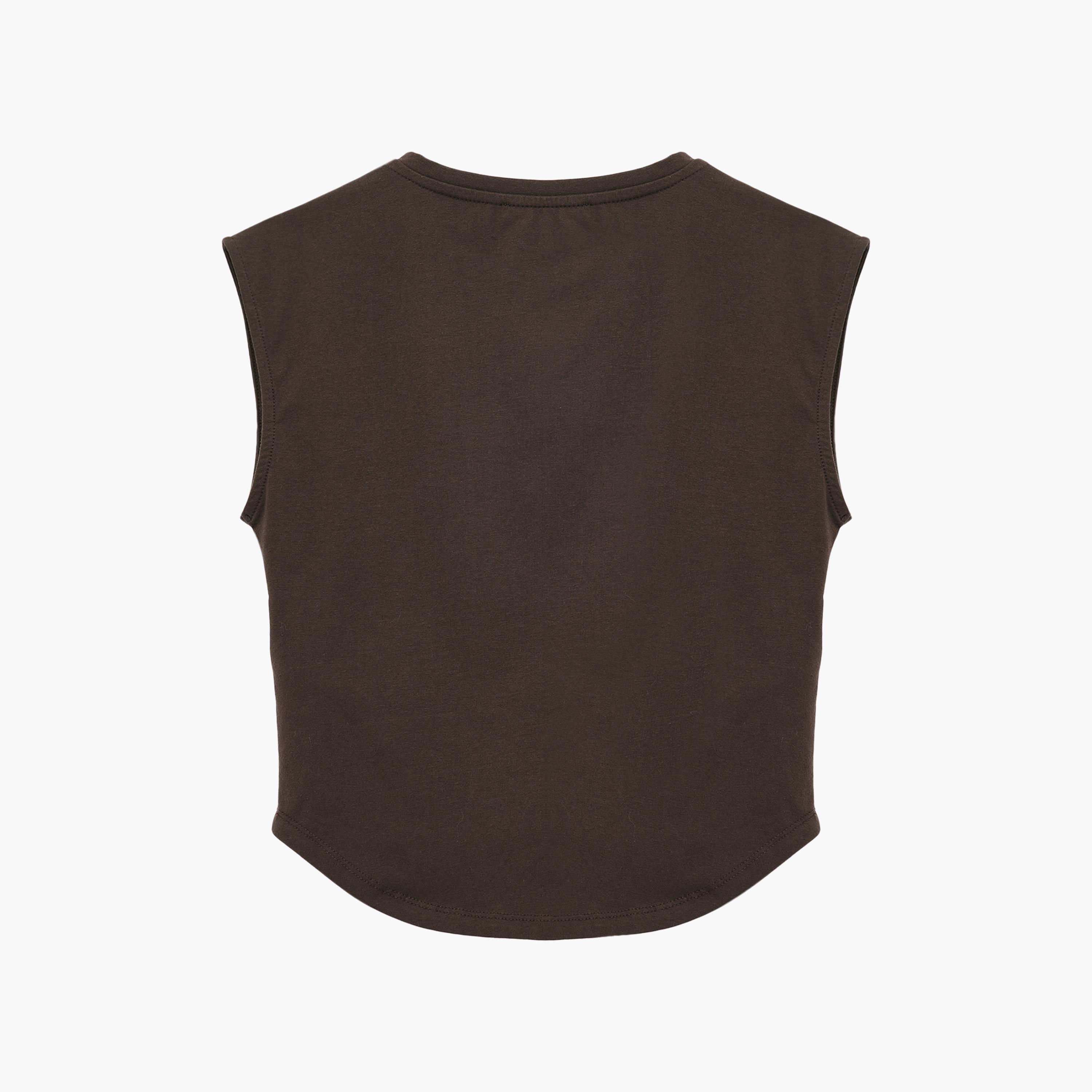 KOTON Brown Women's Top-women-clothing-shirtsandblouses-blouses-image-3
