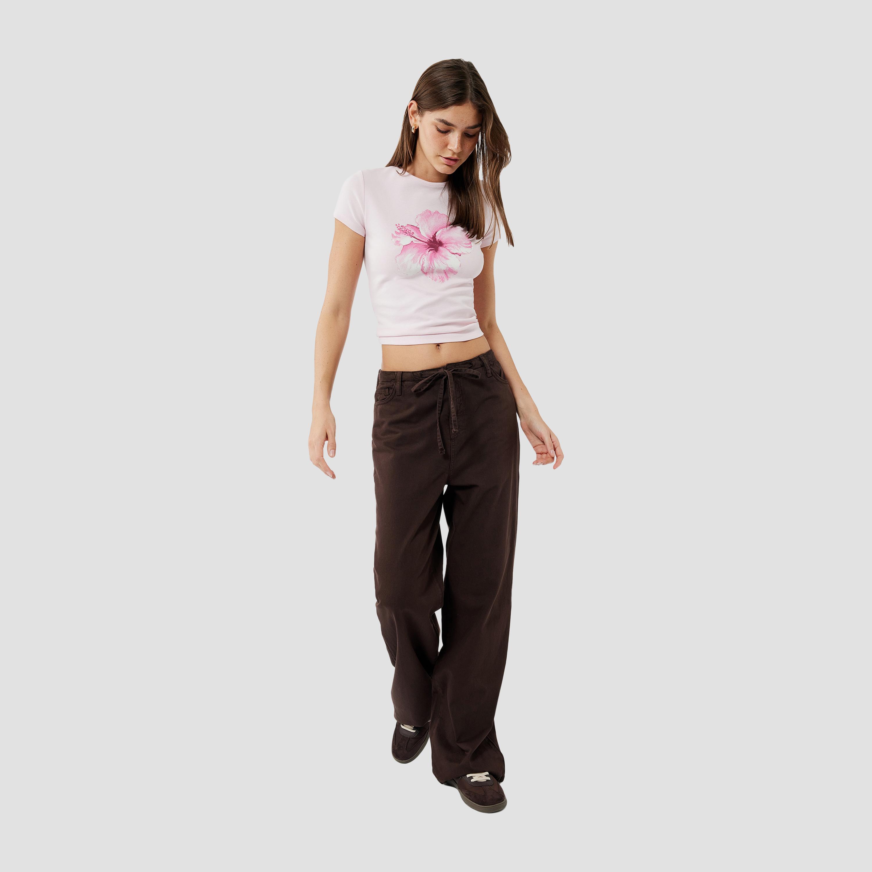 KOTON Pink Floral Print Women's T-Shirt-women-clothing-tshirts-image-2